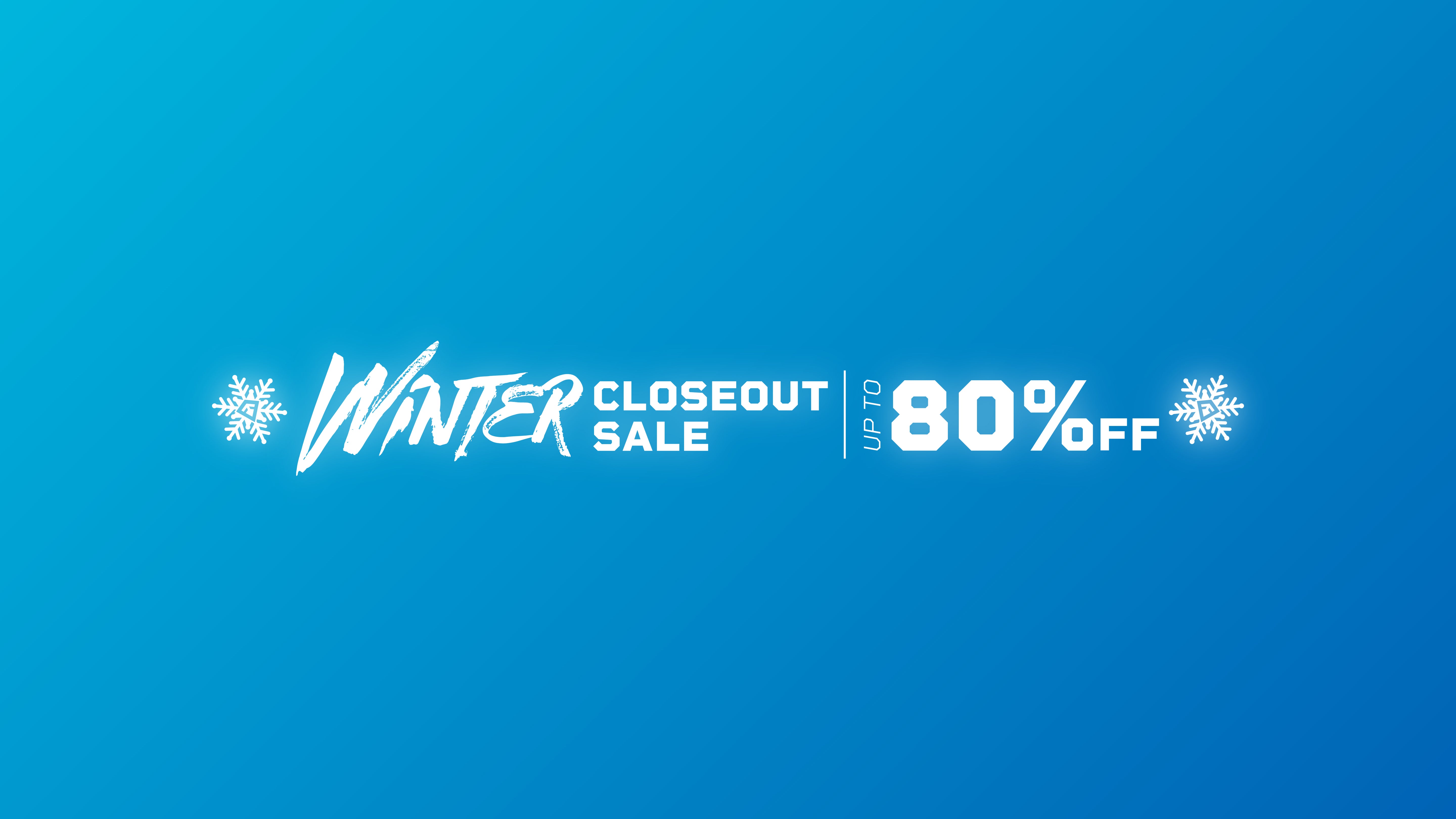 Winter Closeout Sale