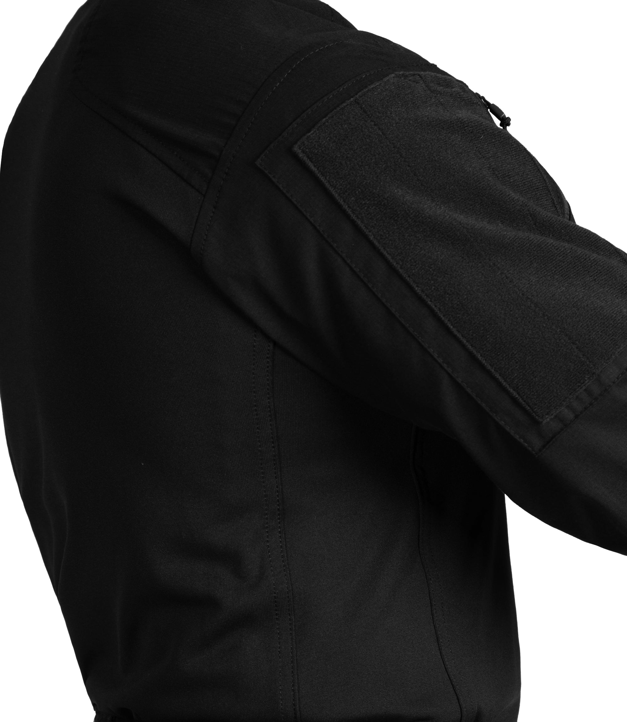 Hook and loop of Men's V2 Responder Shirt in Black |color_black