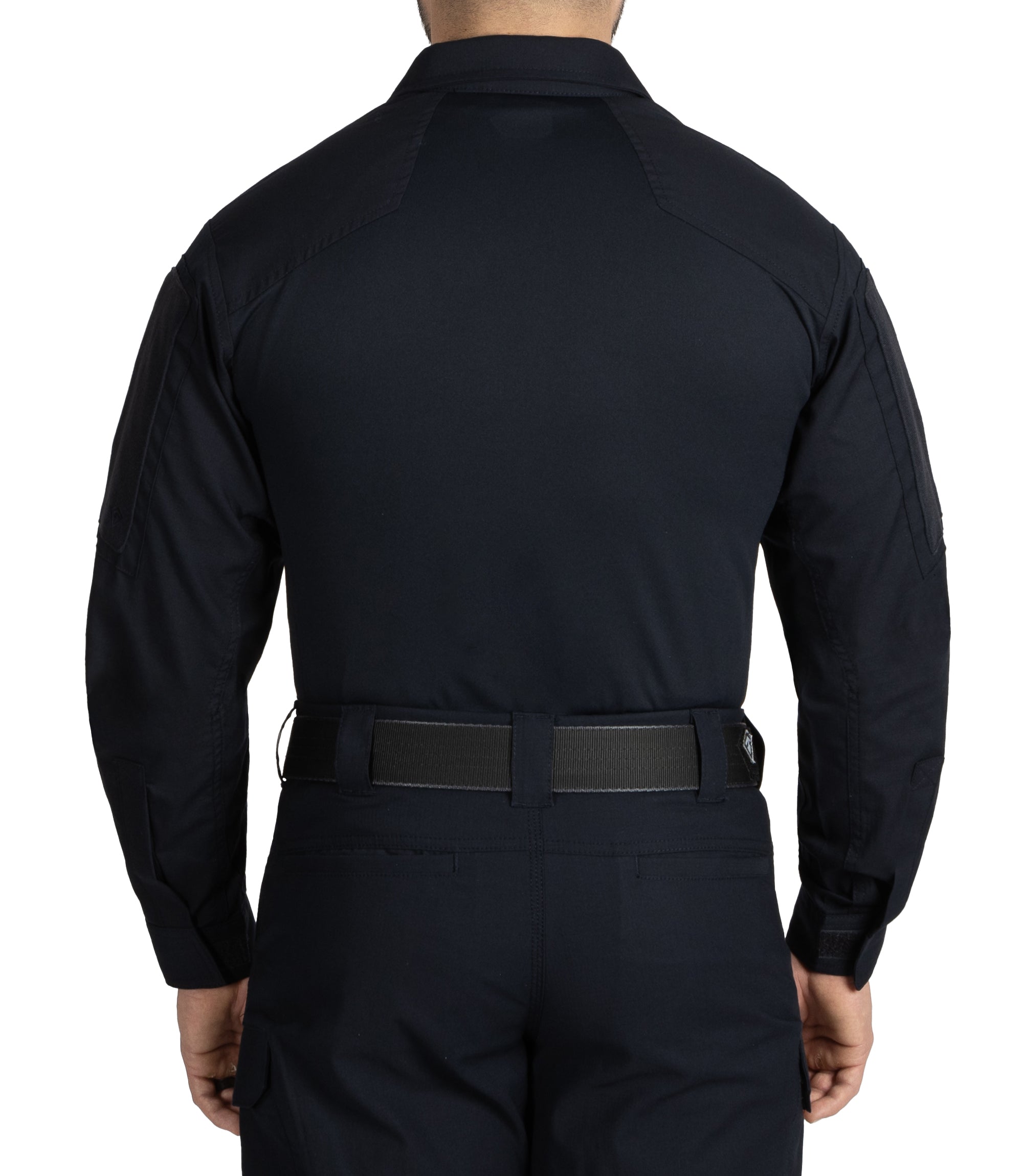 Back of Men's V2 Responder Shirt in Midnight Navy |color_midnight navy
