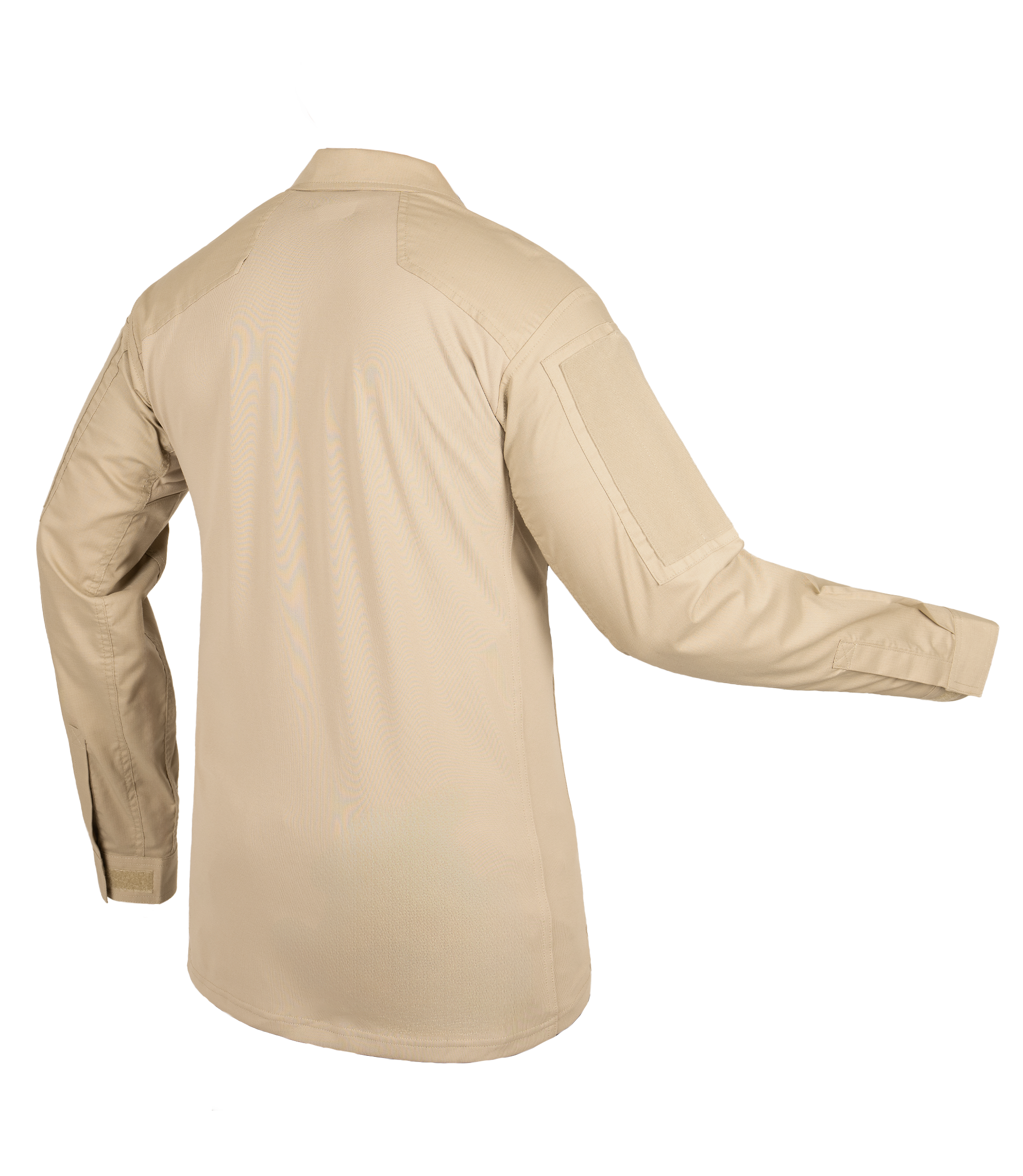 Back of Men's V2 Responder Shirt in Silver Tan |color_silver tan
