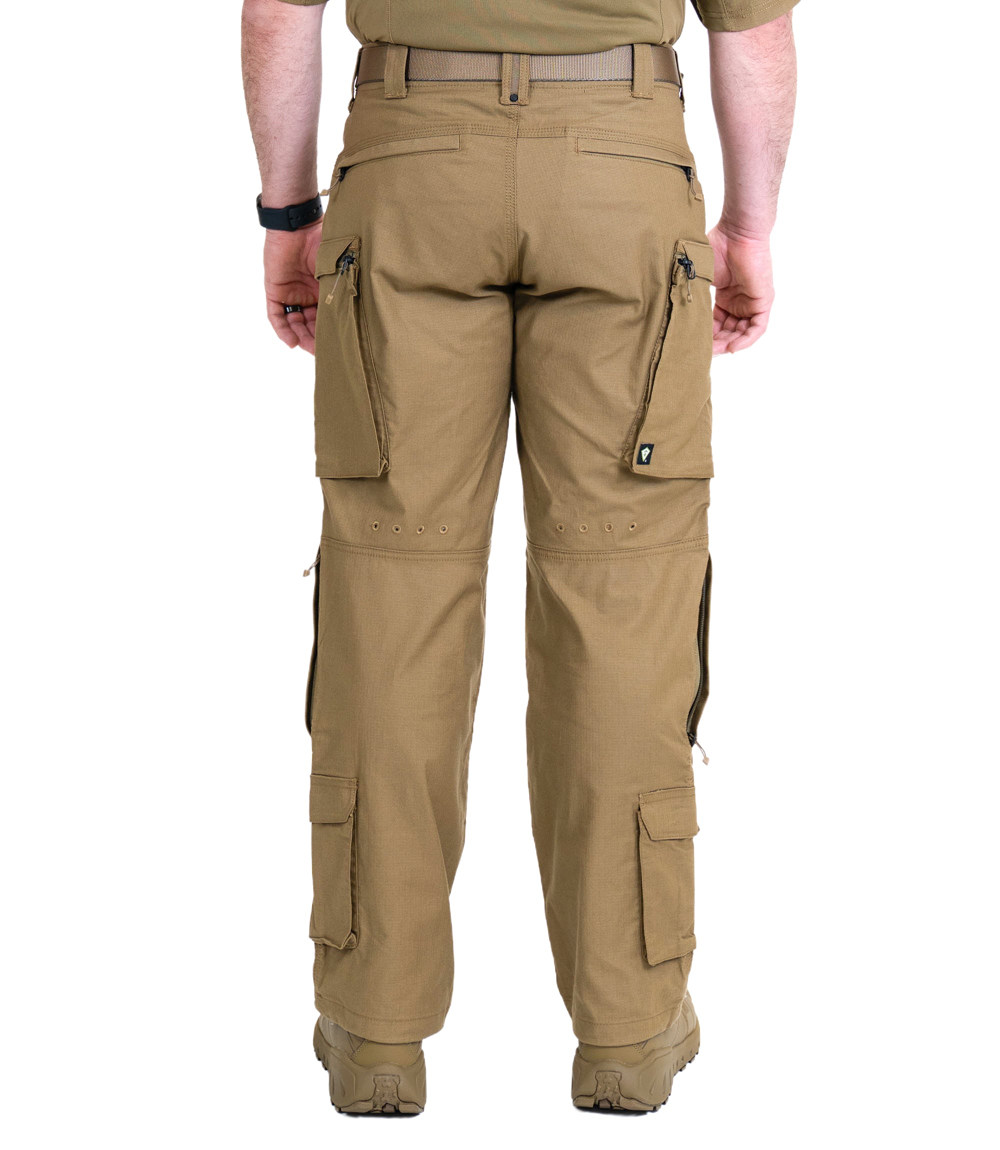 Back view of Men's Defender Pants in color Coyote Brown |color_coyote brown