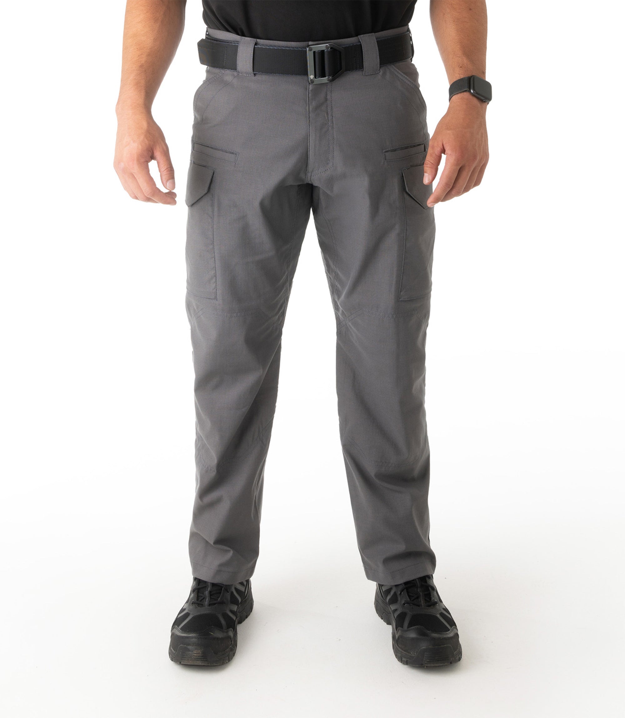 Front of Mens V2 Tactical Pants in Wolf Grey |color_wolf grey