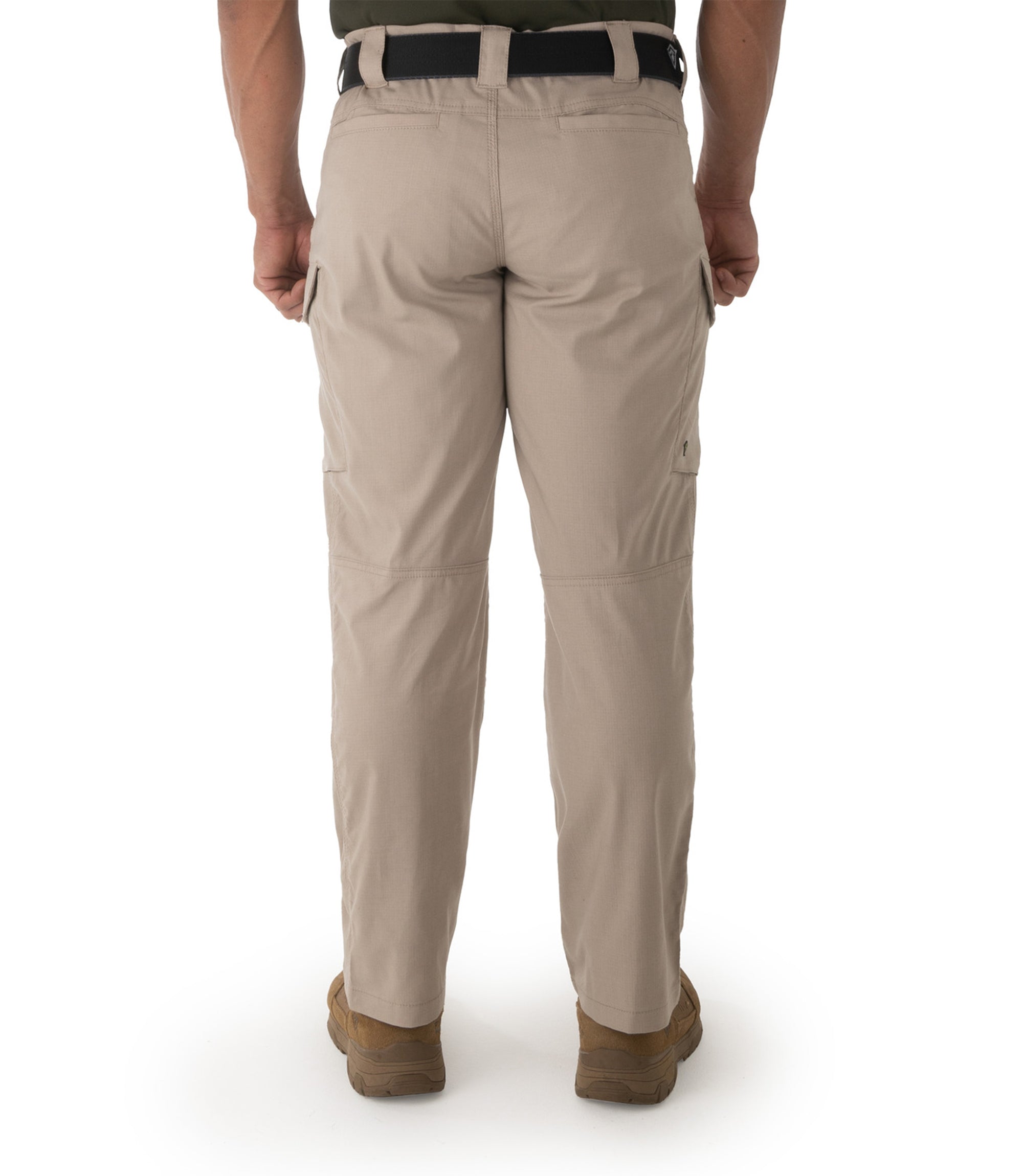 Back of Mens V2 Tactical Pants in Khaki |color_khaki