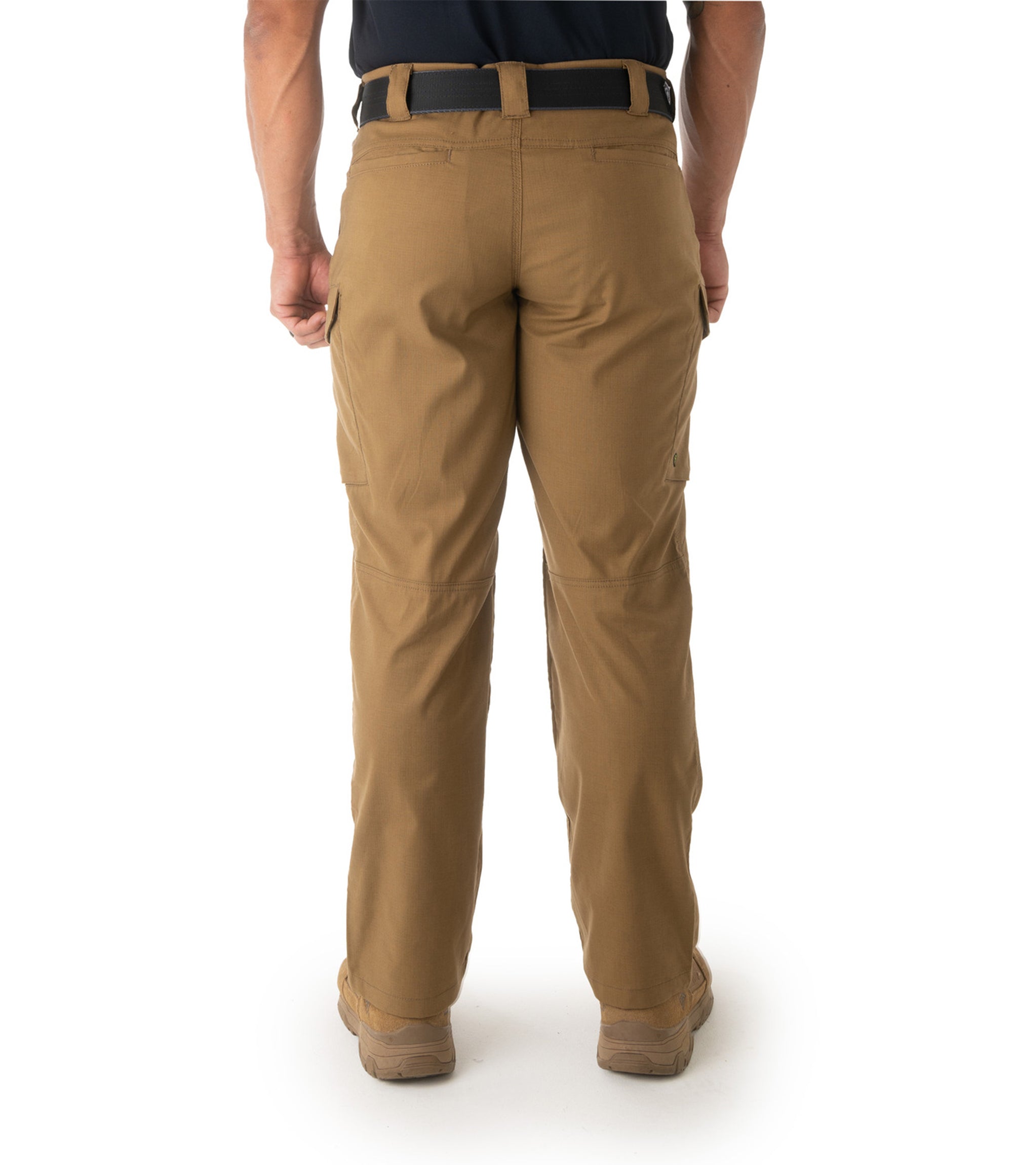 Back of Mens V2 Tactical Pants in Coyote Brown |color_coyote brown