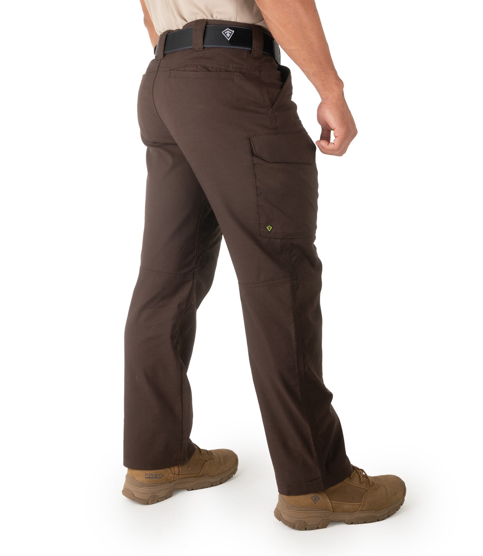Side of Mens V2 Tactical Pants in Kodiak Brown |color_kodiak brown