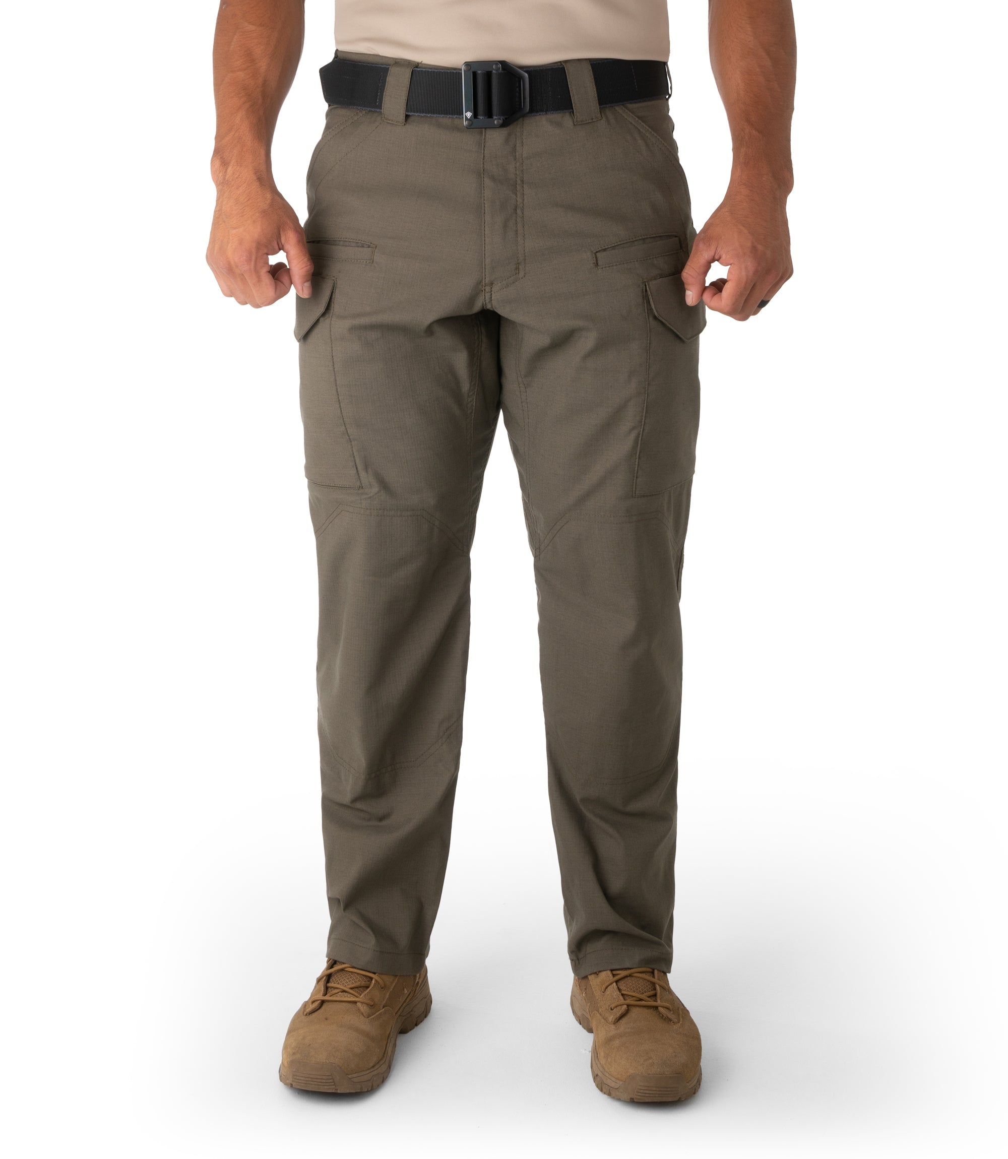 Front of Men's V2 Tactical Pants in Ranger Green |color_ranger green