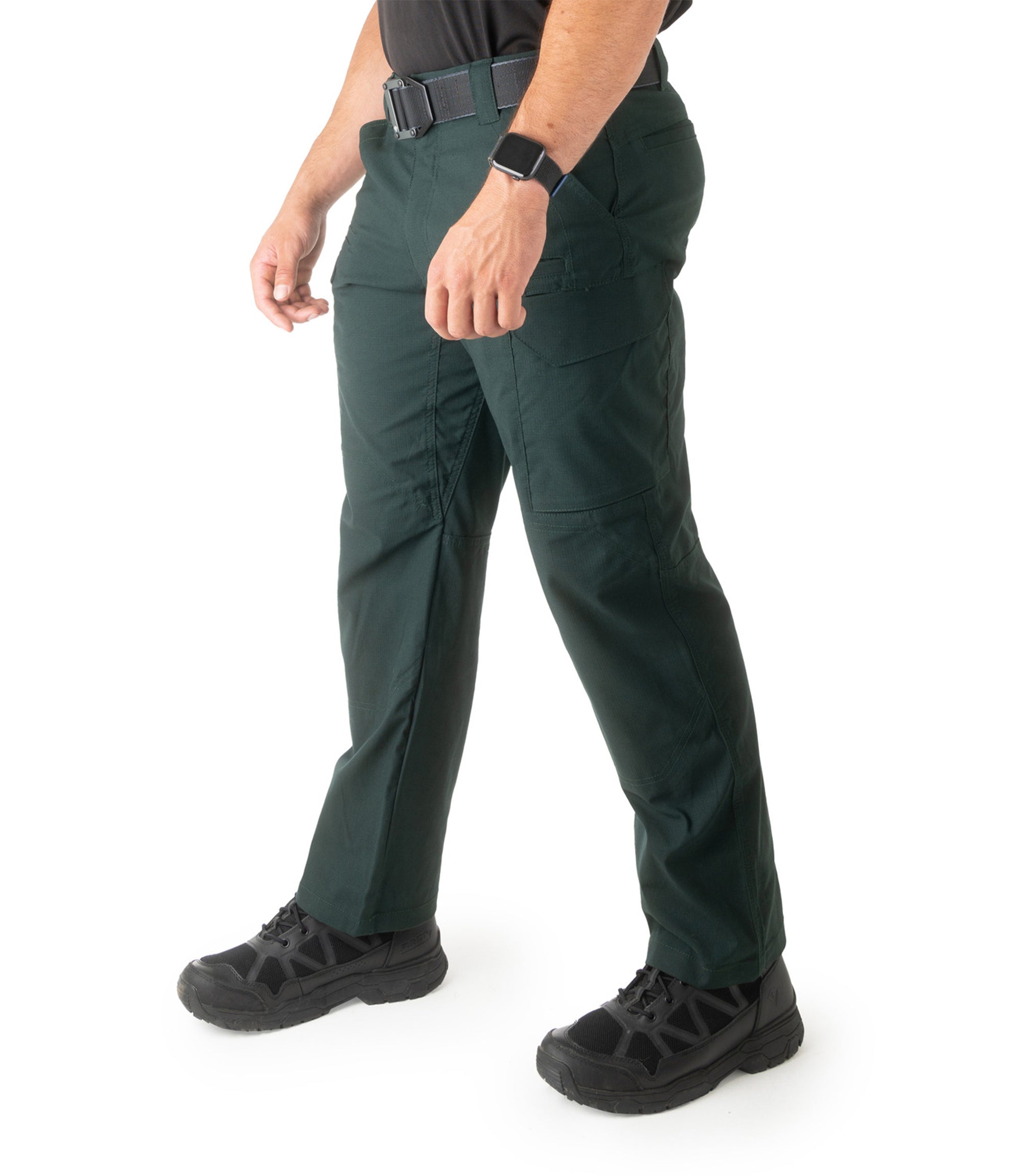 Side of Mens V2 Tactical Pants in Spruce Green |color_spruce green