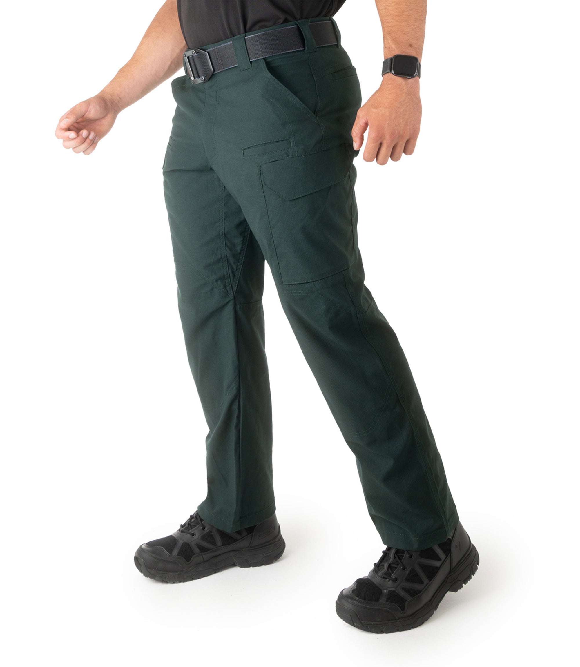 Side of Mens V2 Tactical Pants in Spruce Green |color_spruce green