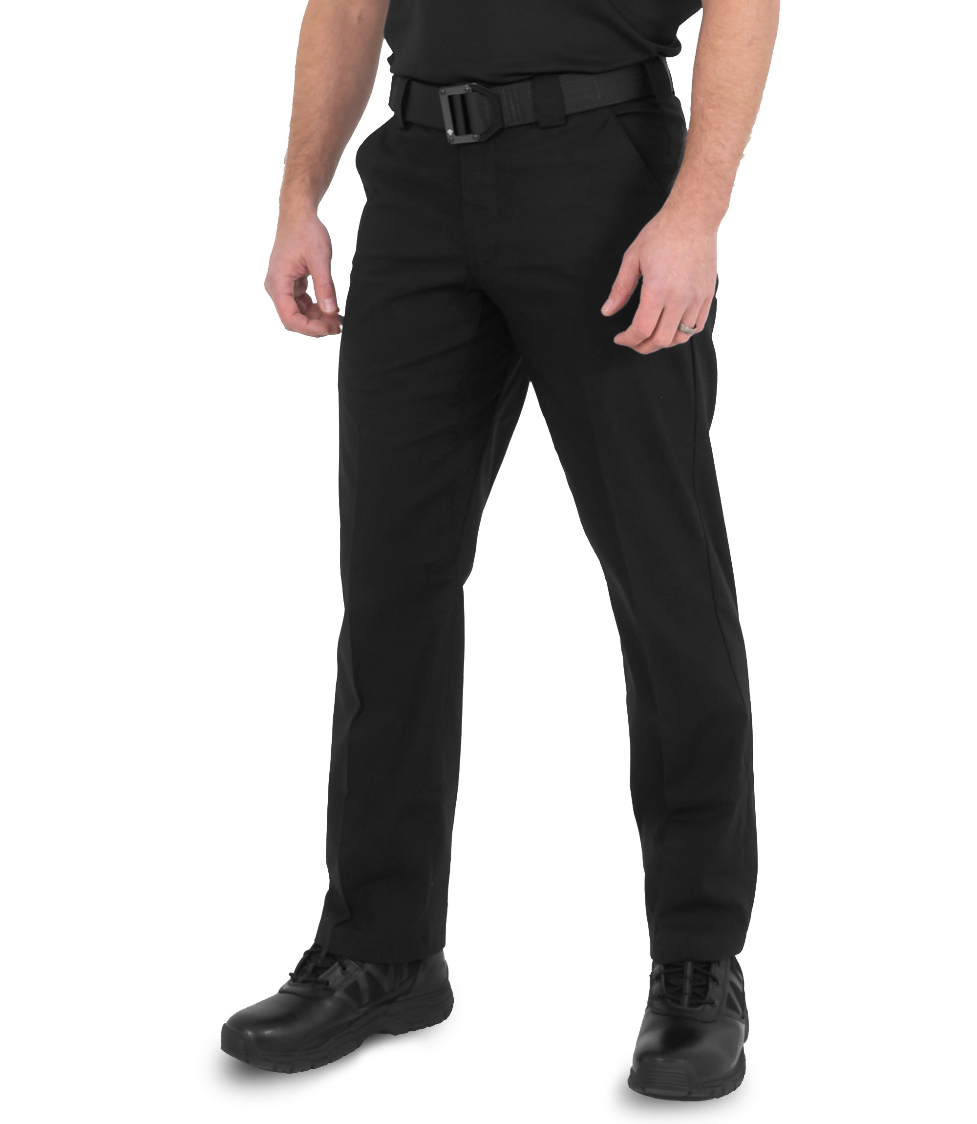 Side of Men's V2 Pro Duty Uniform Pant in Black |color_black