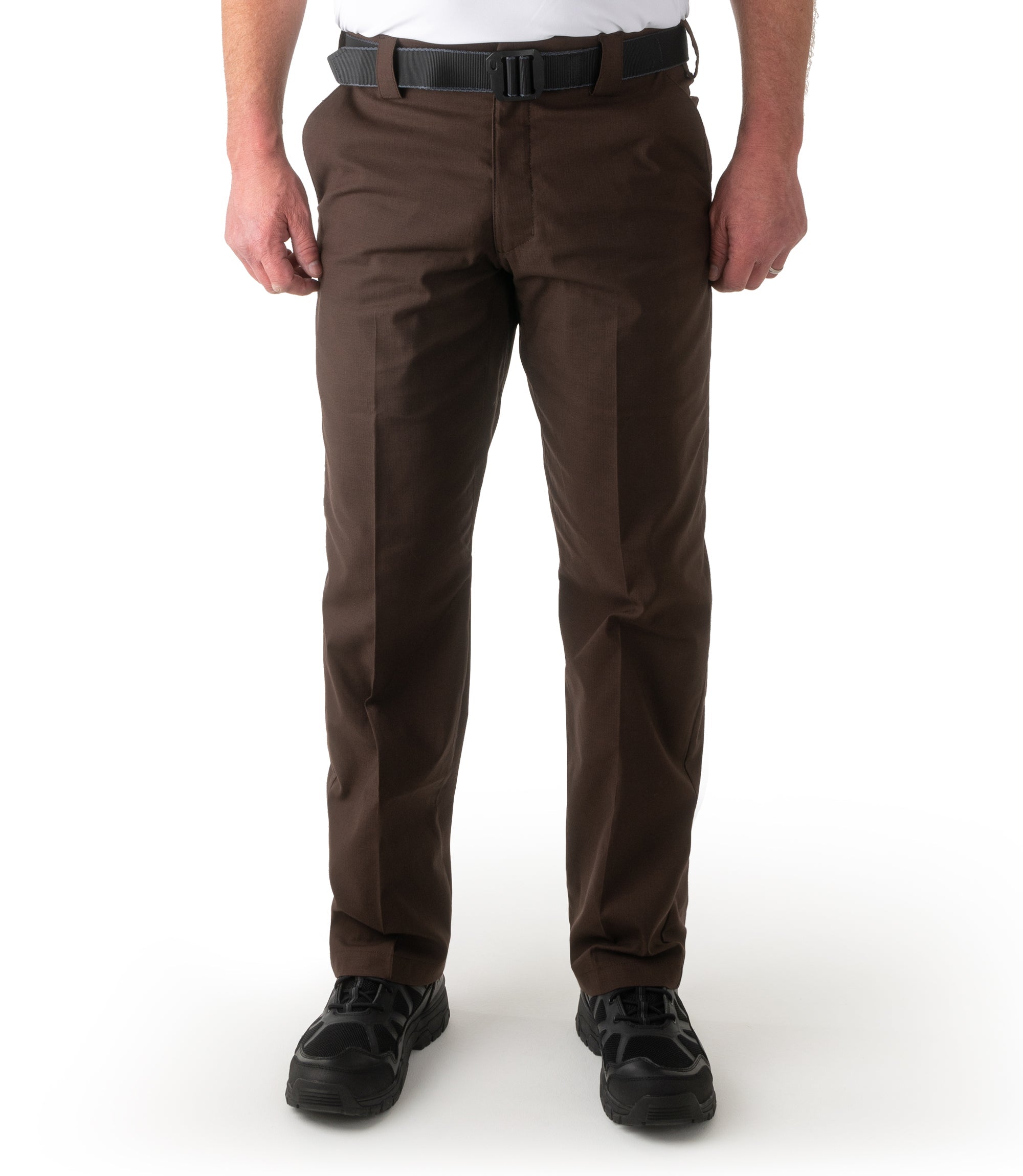 Front of Men's V2 Pro Duty Uniform Pant in Kodiak Brown |color_kodiak brown