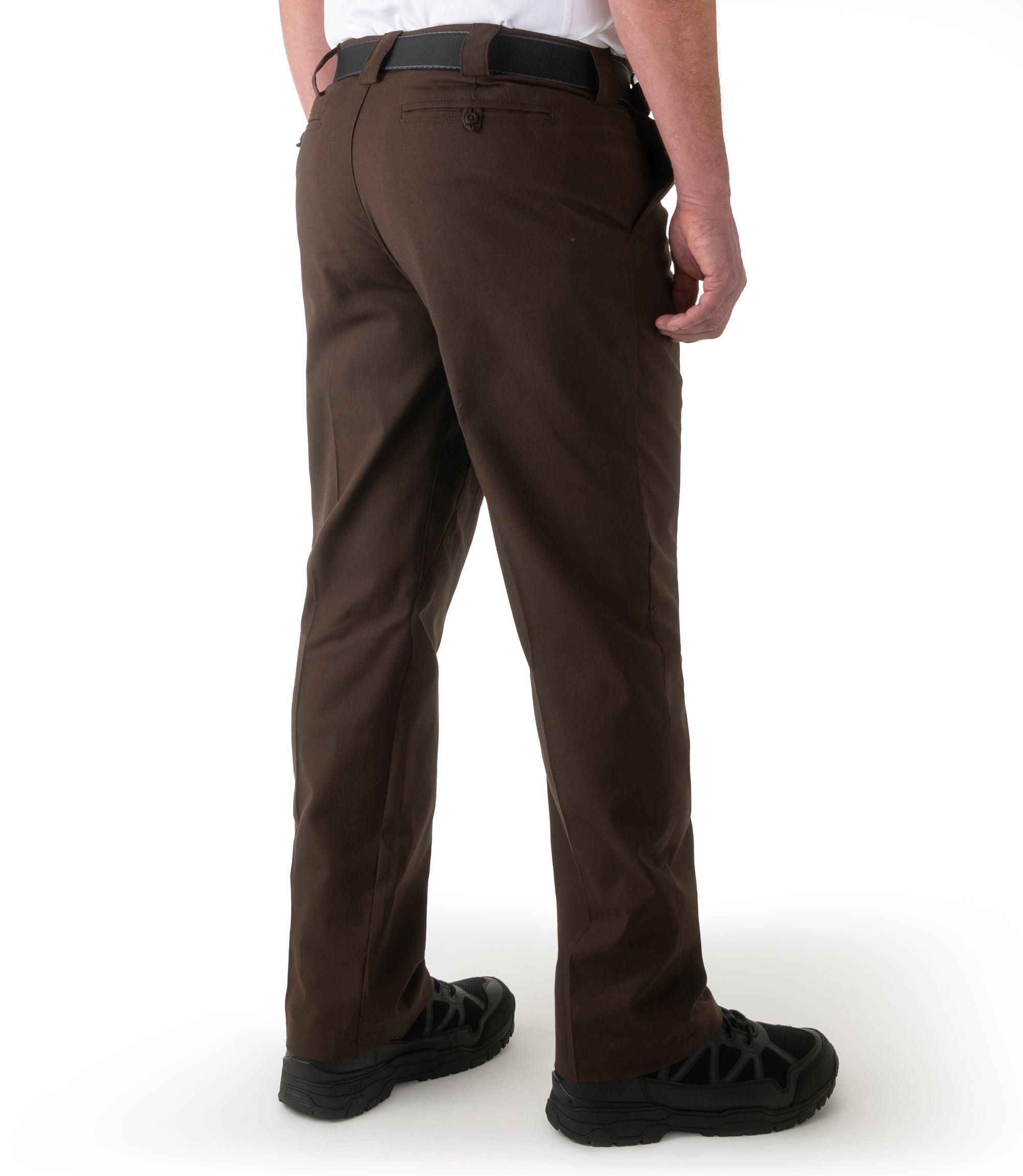 Side of Men's V2 Pro Duty Uniform Pant in Kodiak Brown |color_kodiak brown