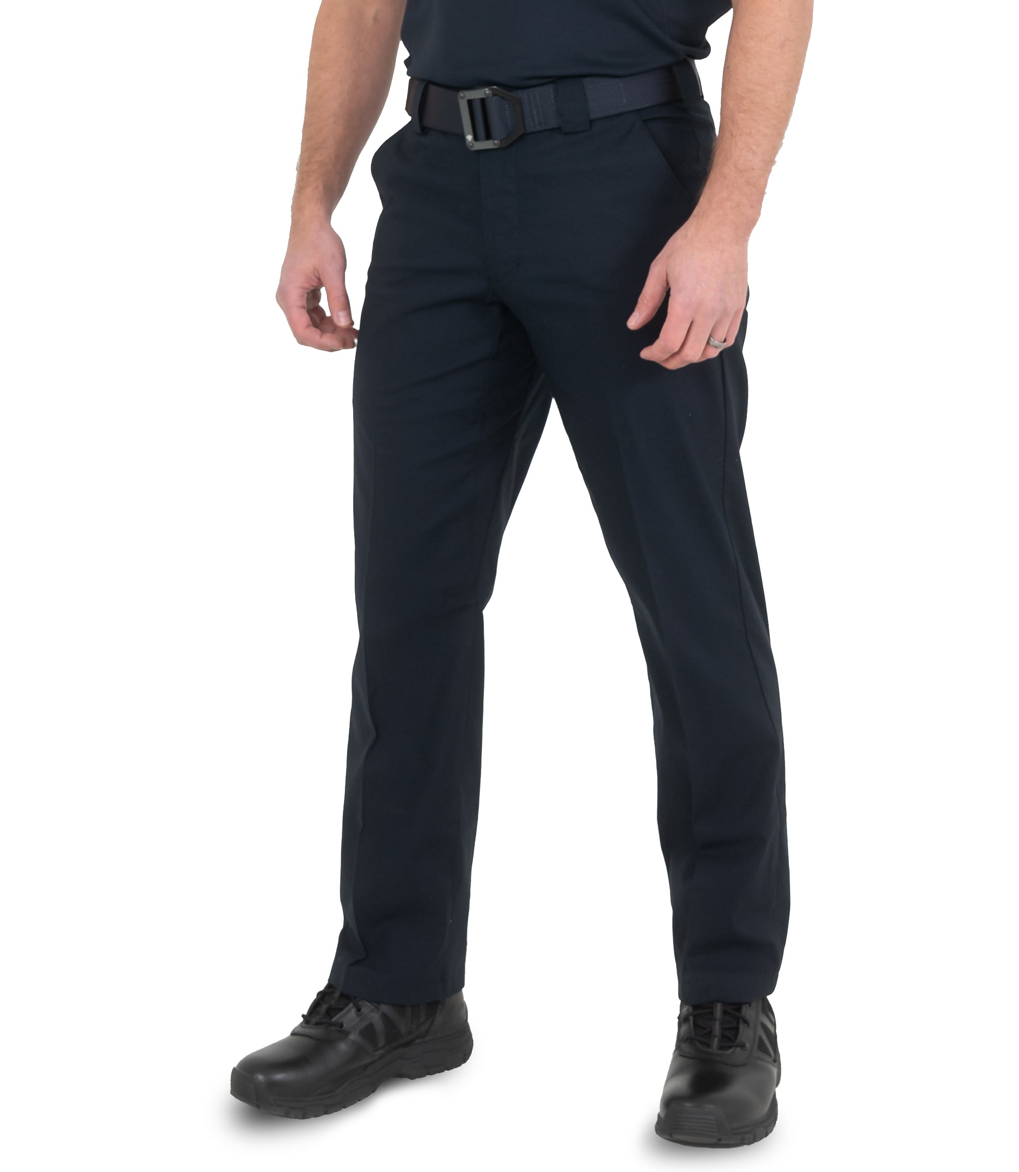 Side of Men's V2 Pro Duty Uniform Pant in Midnight Navy |color_midnight navy