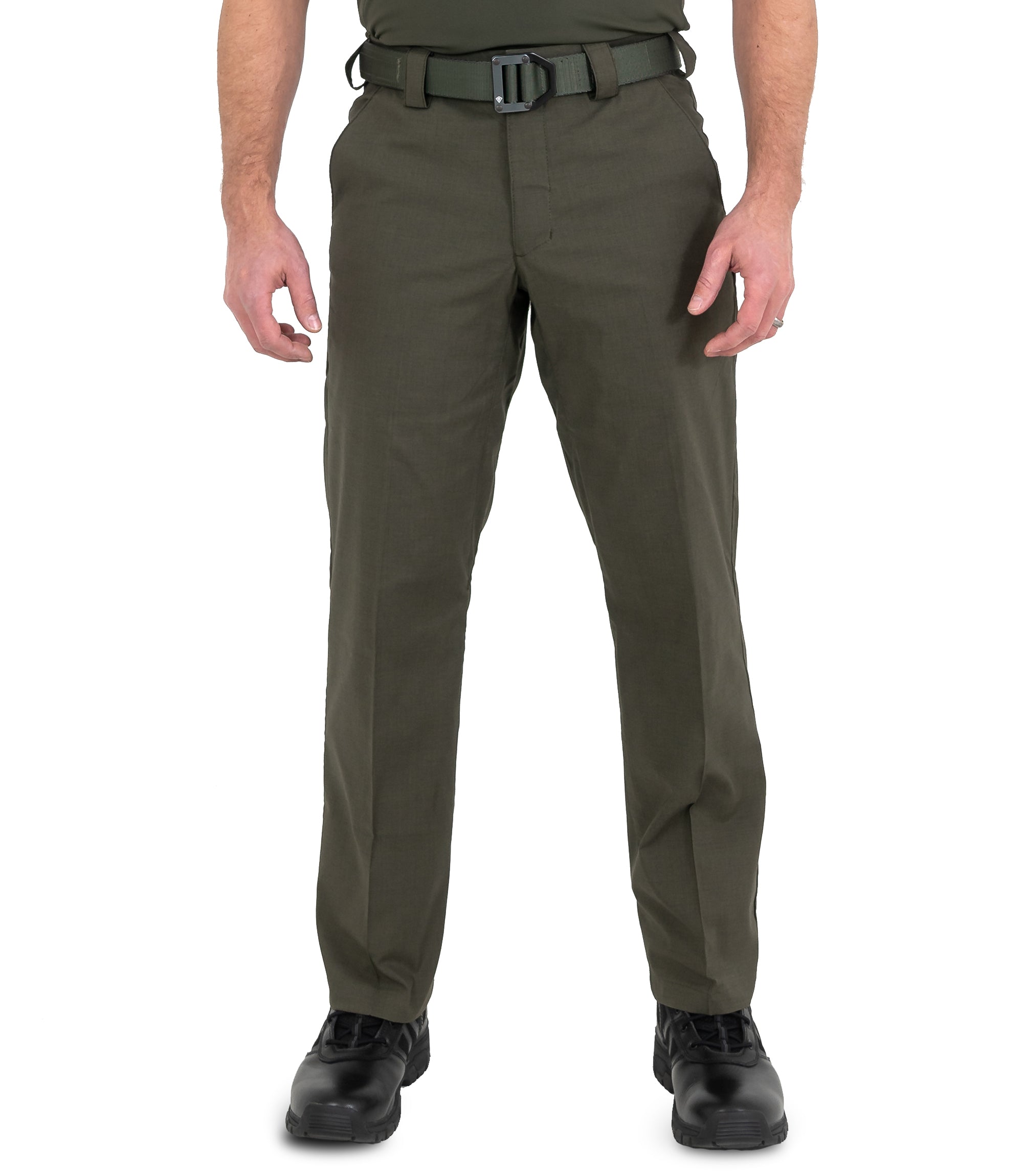 Front of Men's V2 Pro Duty Uniform Pant in OD Green |color_od green