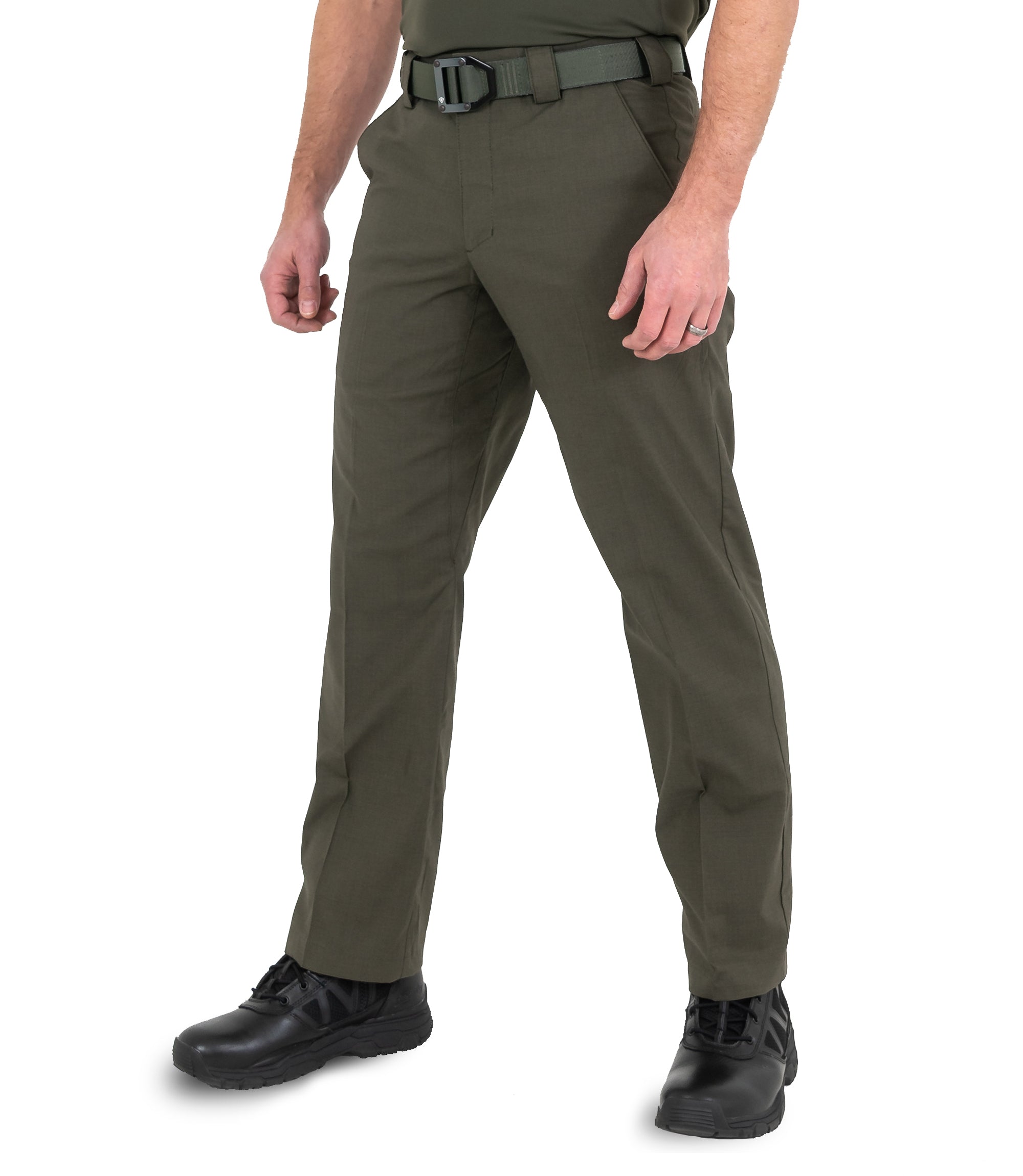 Side of Men's V2 Pro Duty Uniform Pant in OD Green |color_od green