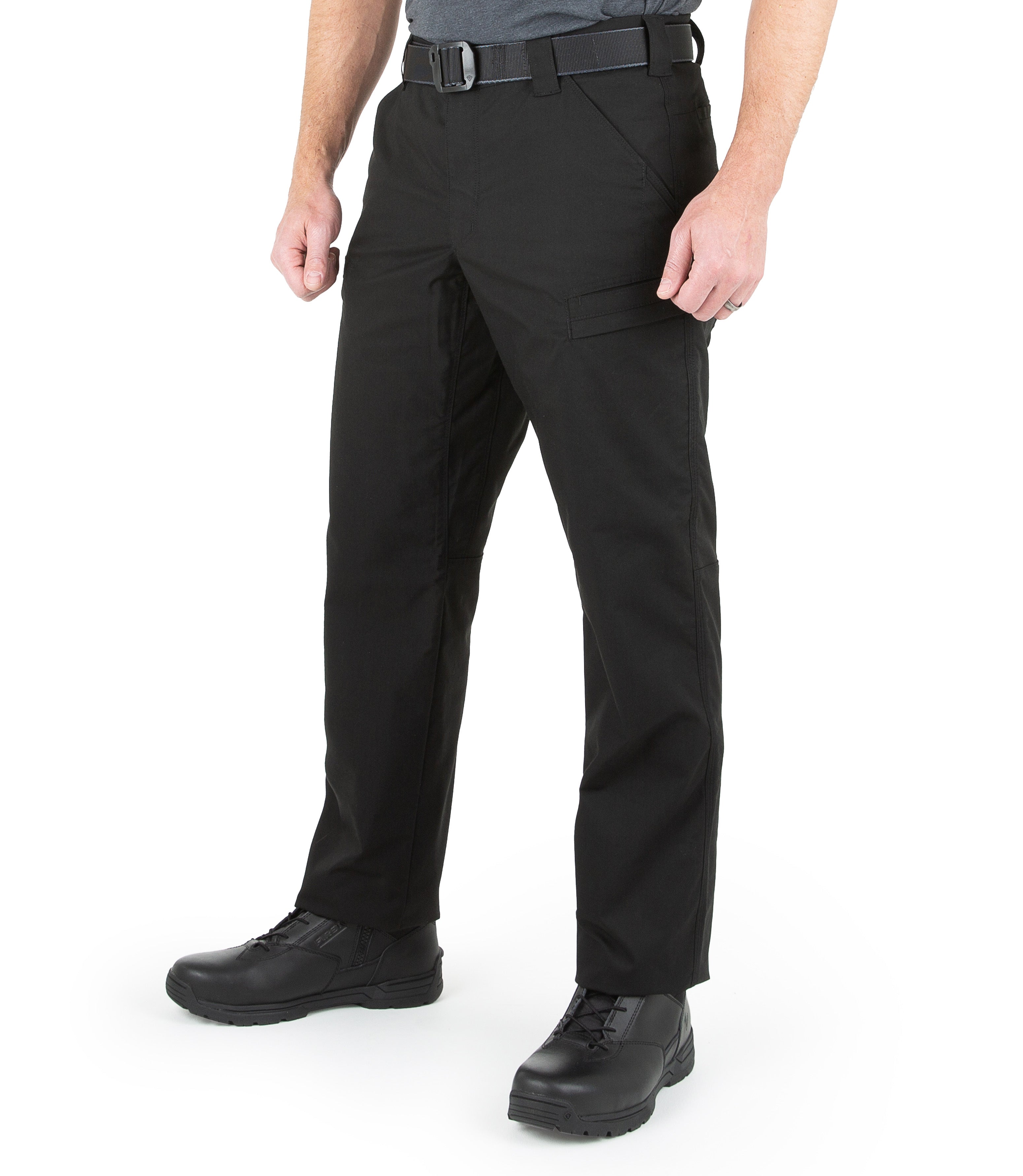 Side of Men's A2 Pant in the color Black |color_black