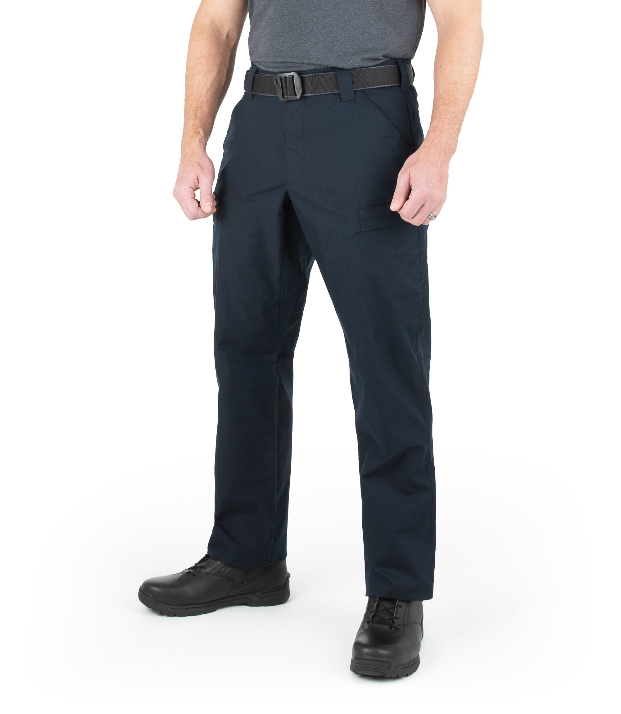 Side of Men's A2 Pant in the color Midnight Navy |color_midnight navy