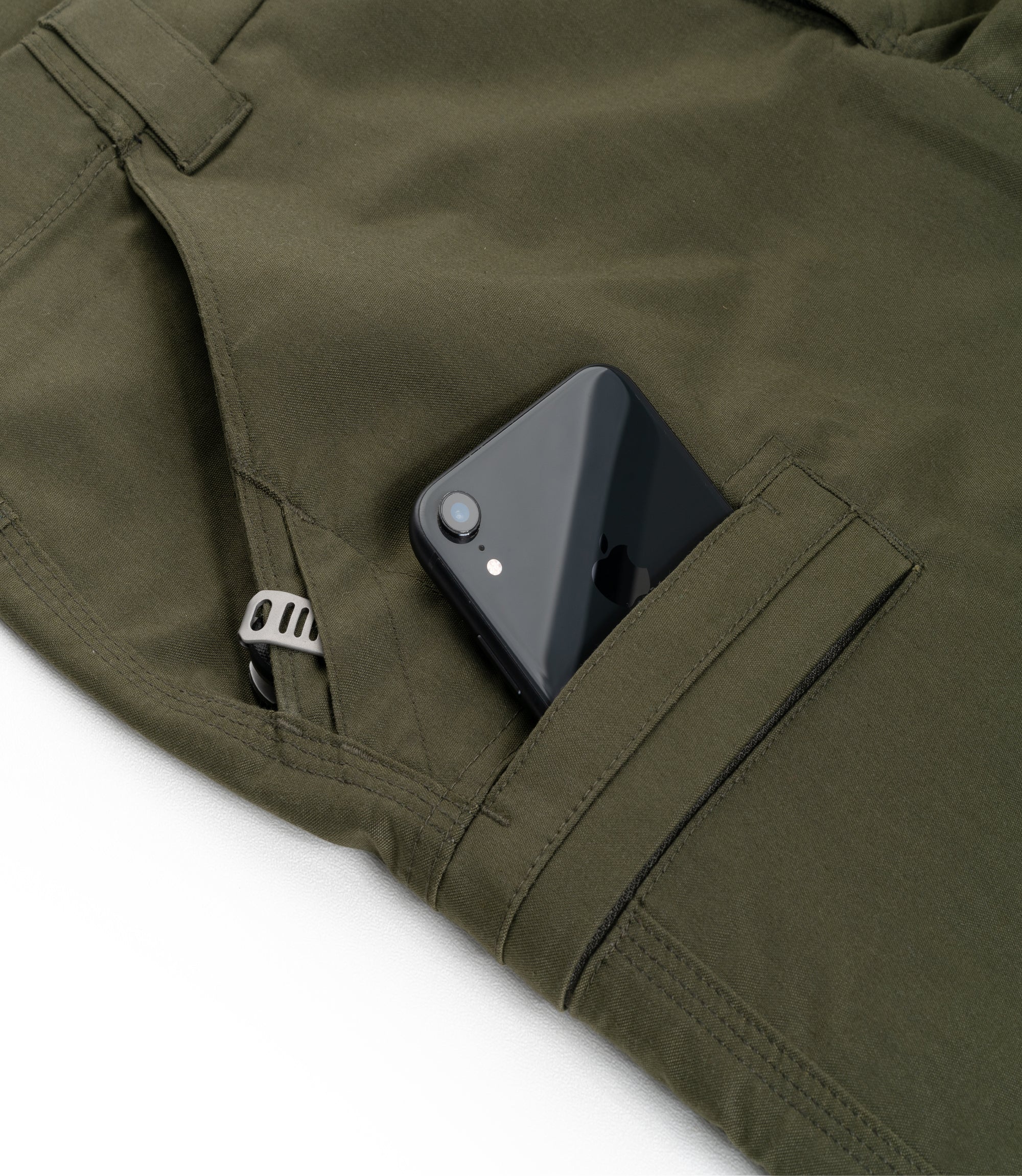 Media pocket of Men's A2 Pant in the color OD Green |color_od green