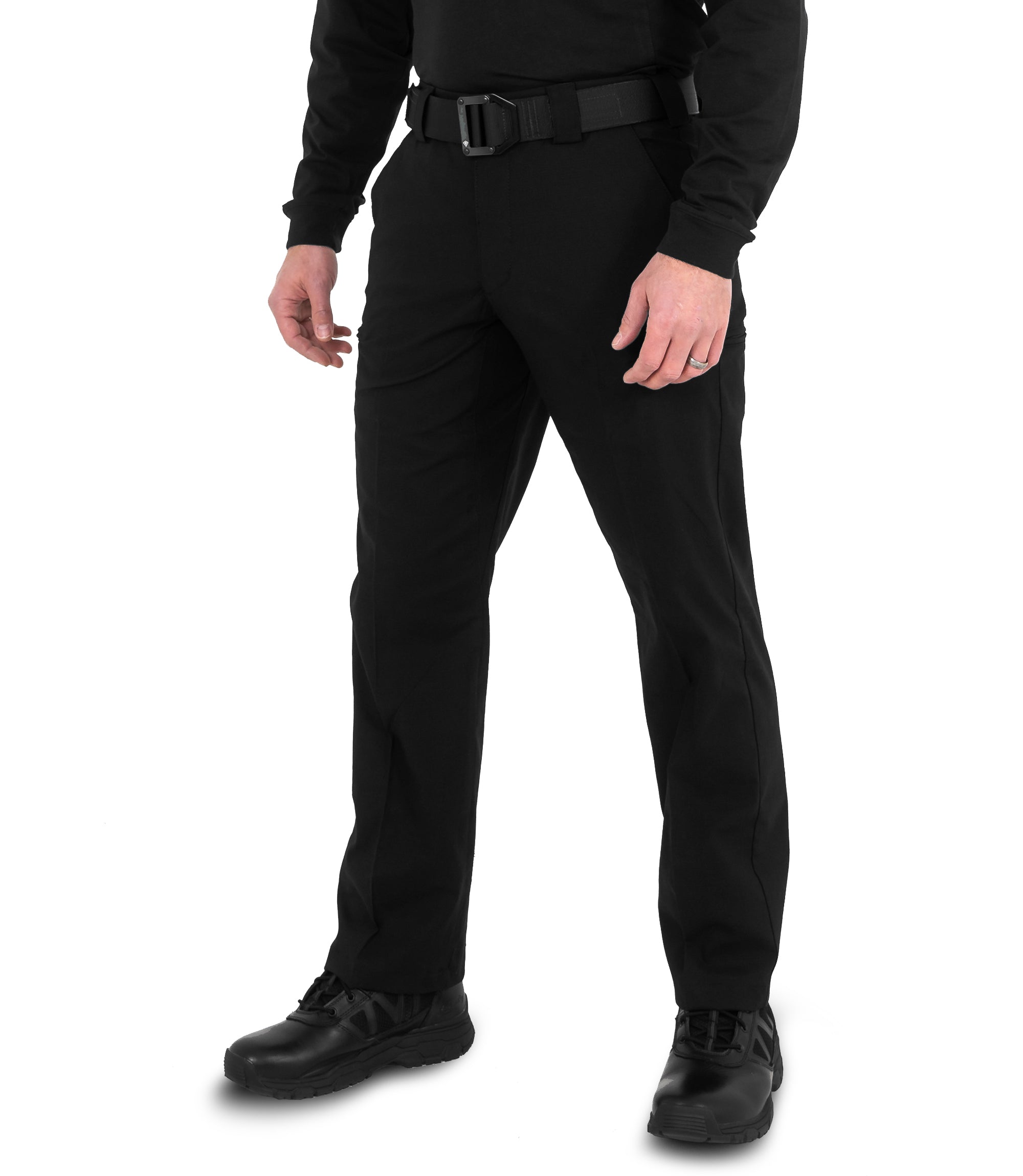 Side of Men's V2 Pro Duty 6 Pocket Pant in Black |color_black