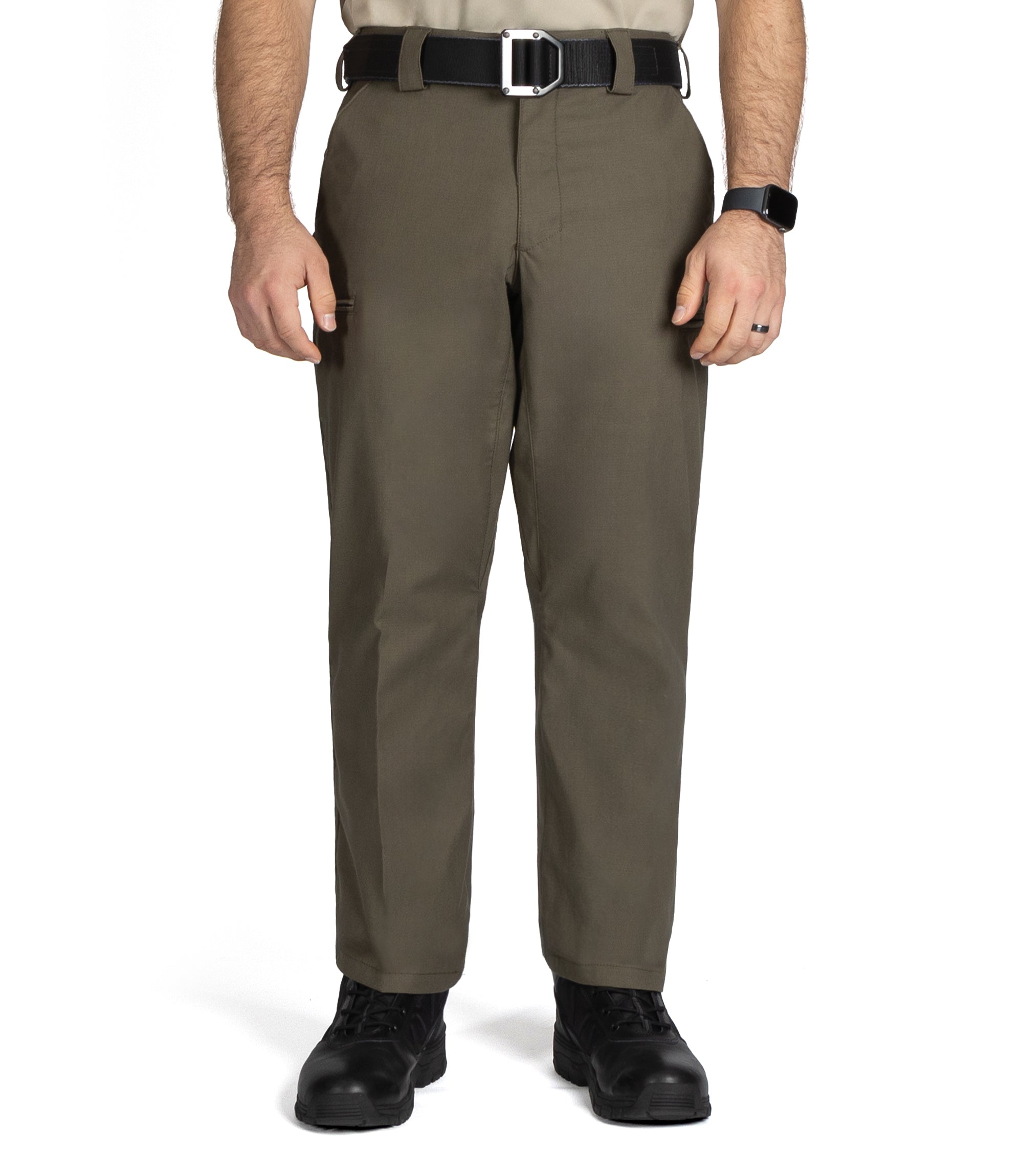 Front of Men's V2 PRO DUTY™ 6 Pocket Pant in Ranger Green |color_ranger green