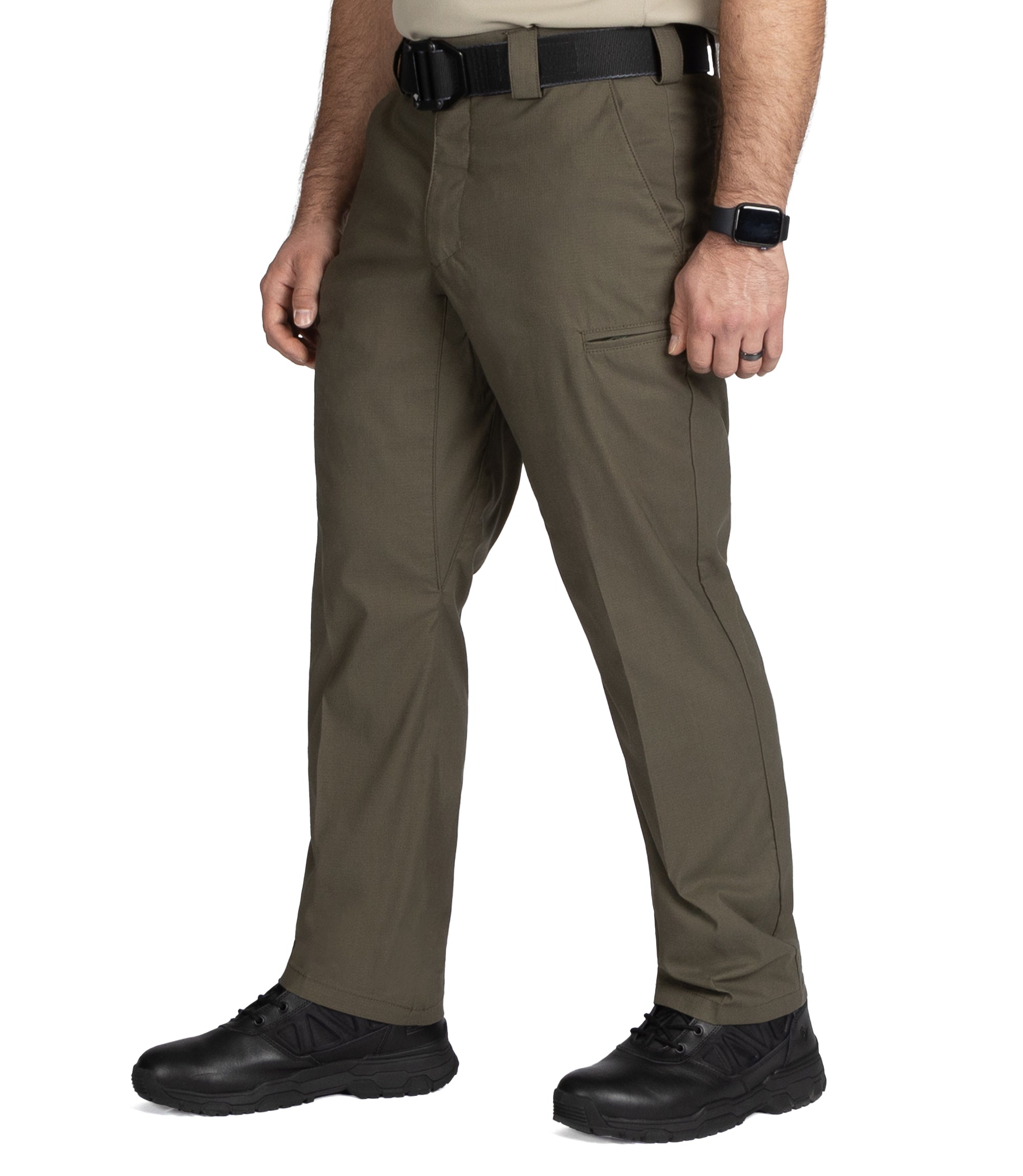 Side of Men's V2 PRO DUTY™ 6 Pocket Pant in Ranger Green |color_ranger green