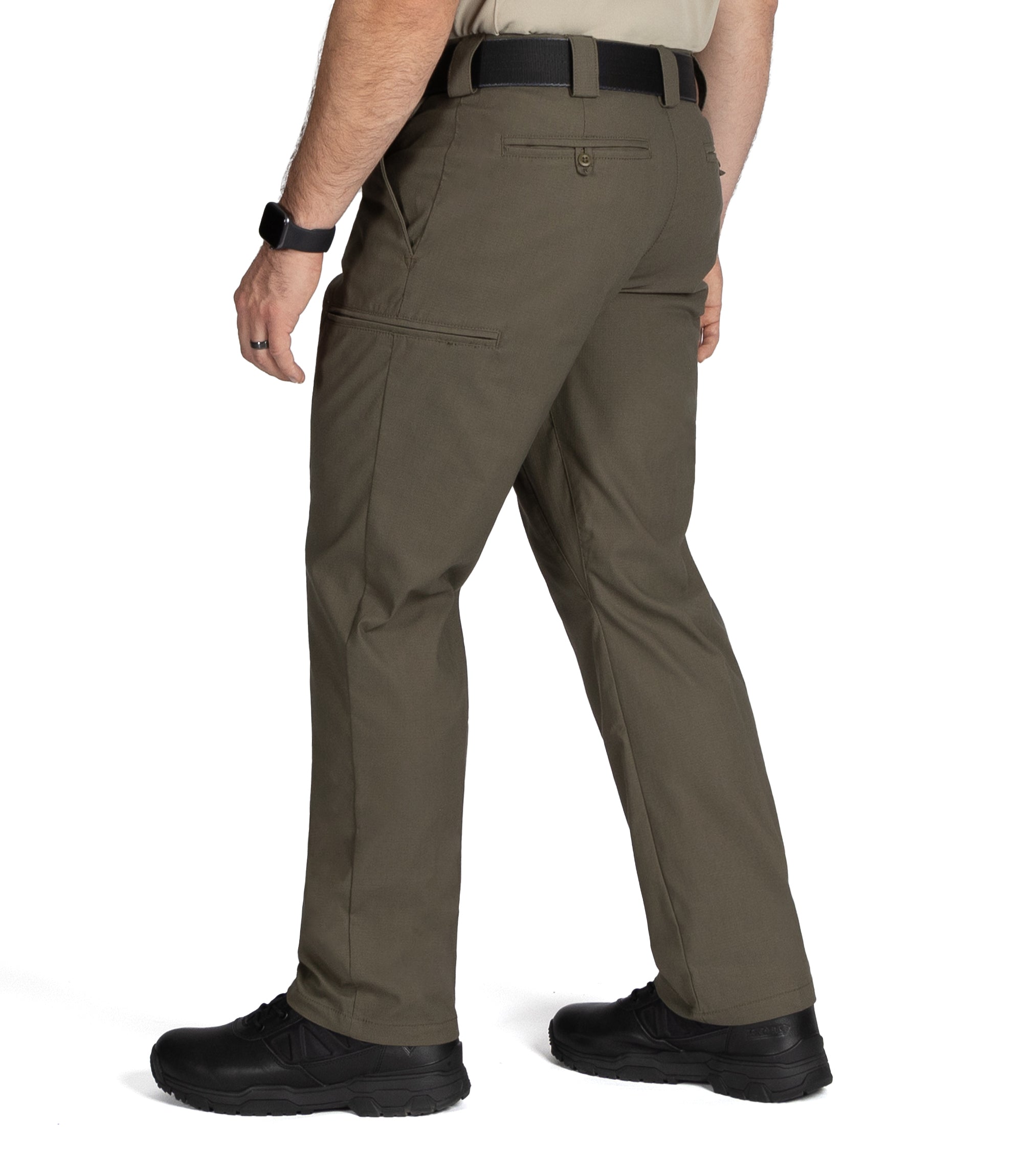 Side of Men's V2 PRO DUTY™ 6 Pocket Pant in Ranger Green |color_ranger green