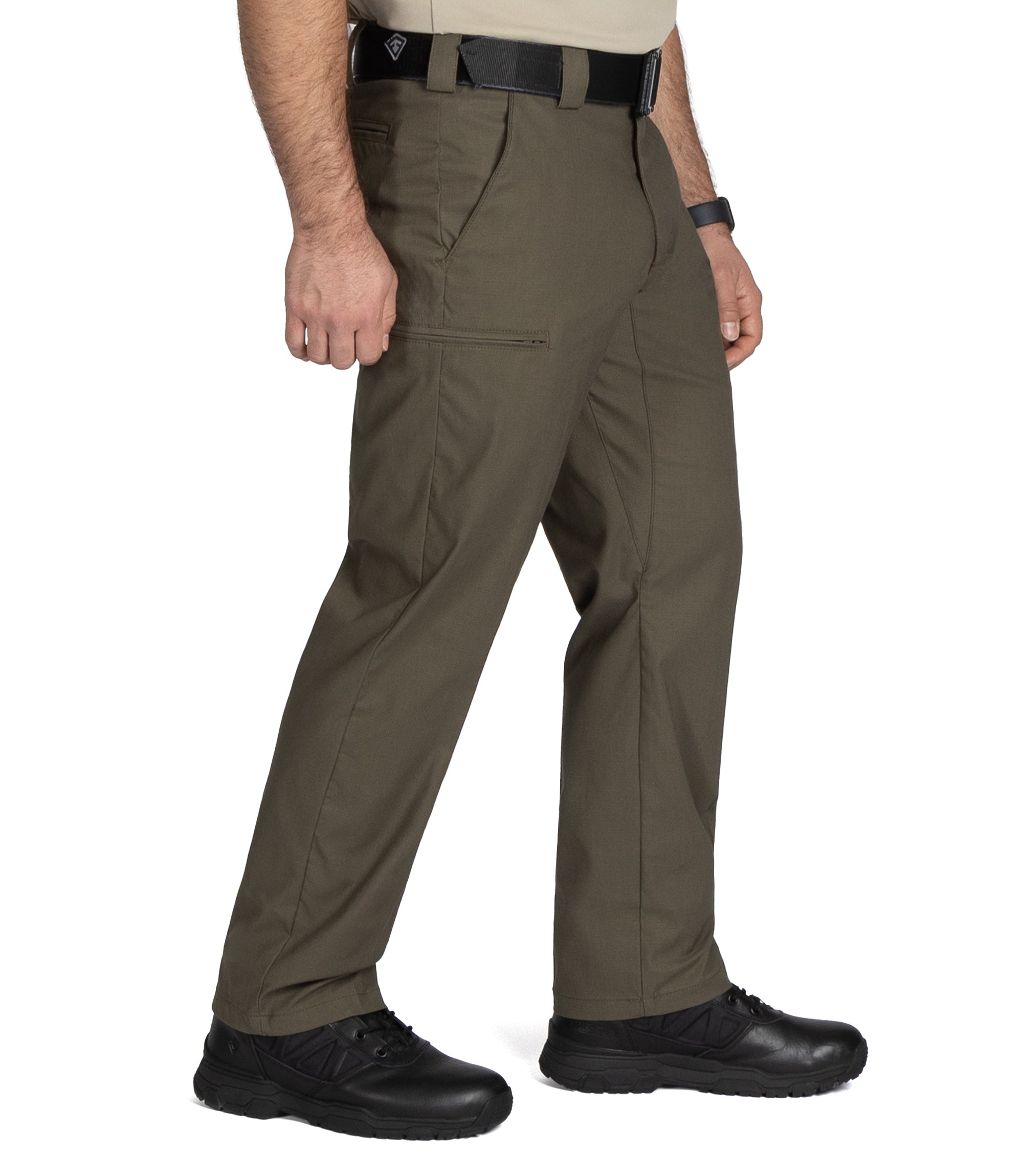 Side of Men's V2 PRO DUTY™ 6 Pocket Pant in Ranger Green |color_ranger green
