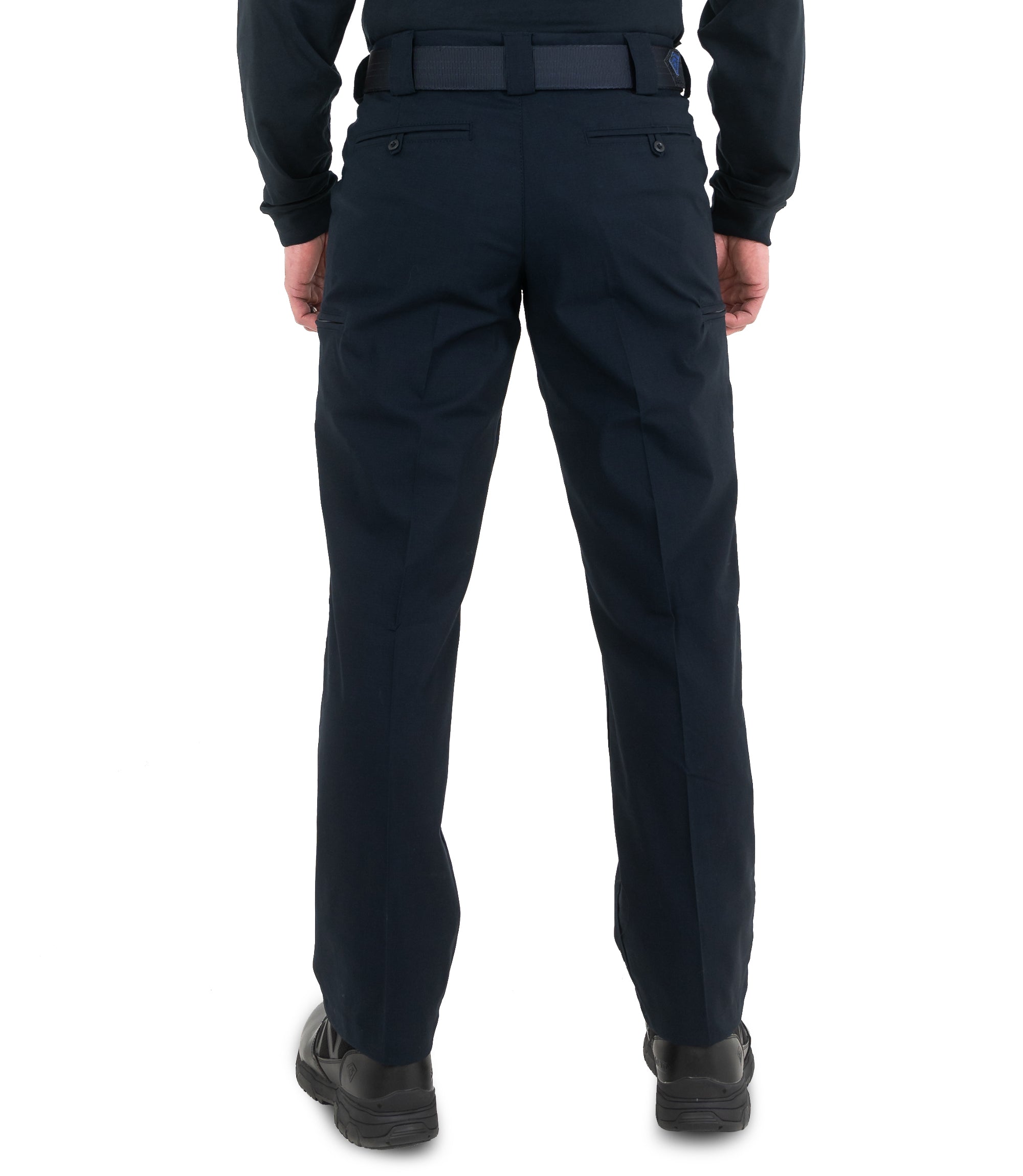 Back of Men's V2 Pro Duty 6 Pocket Pant in Midnight Navy |color_midnight navy