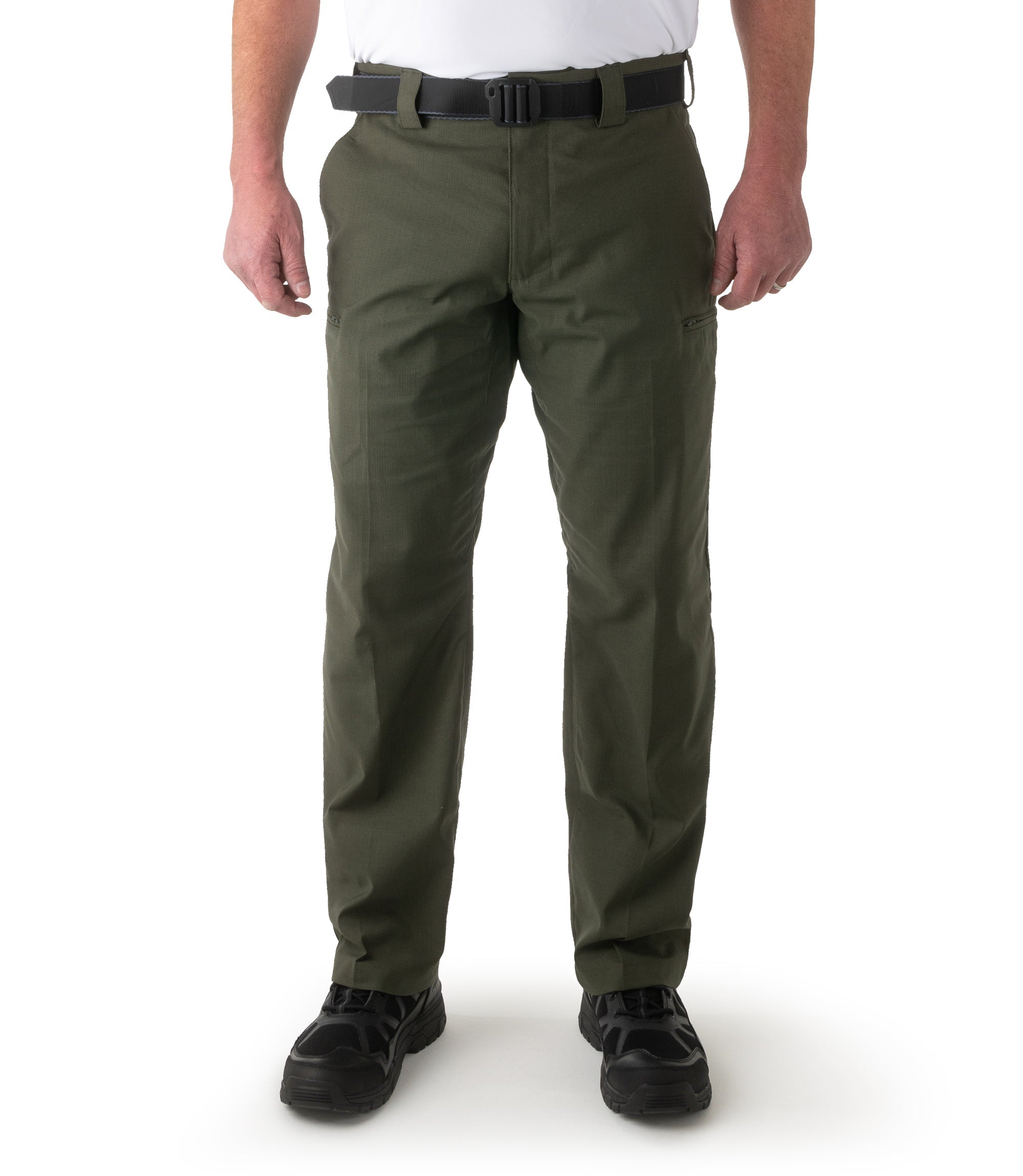 Front of Men's V2 Pro Duty 6 Pocket Pant in OD Green |color_od green