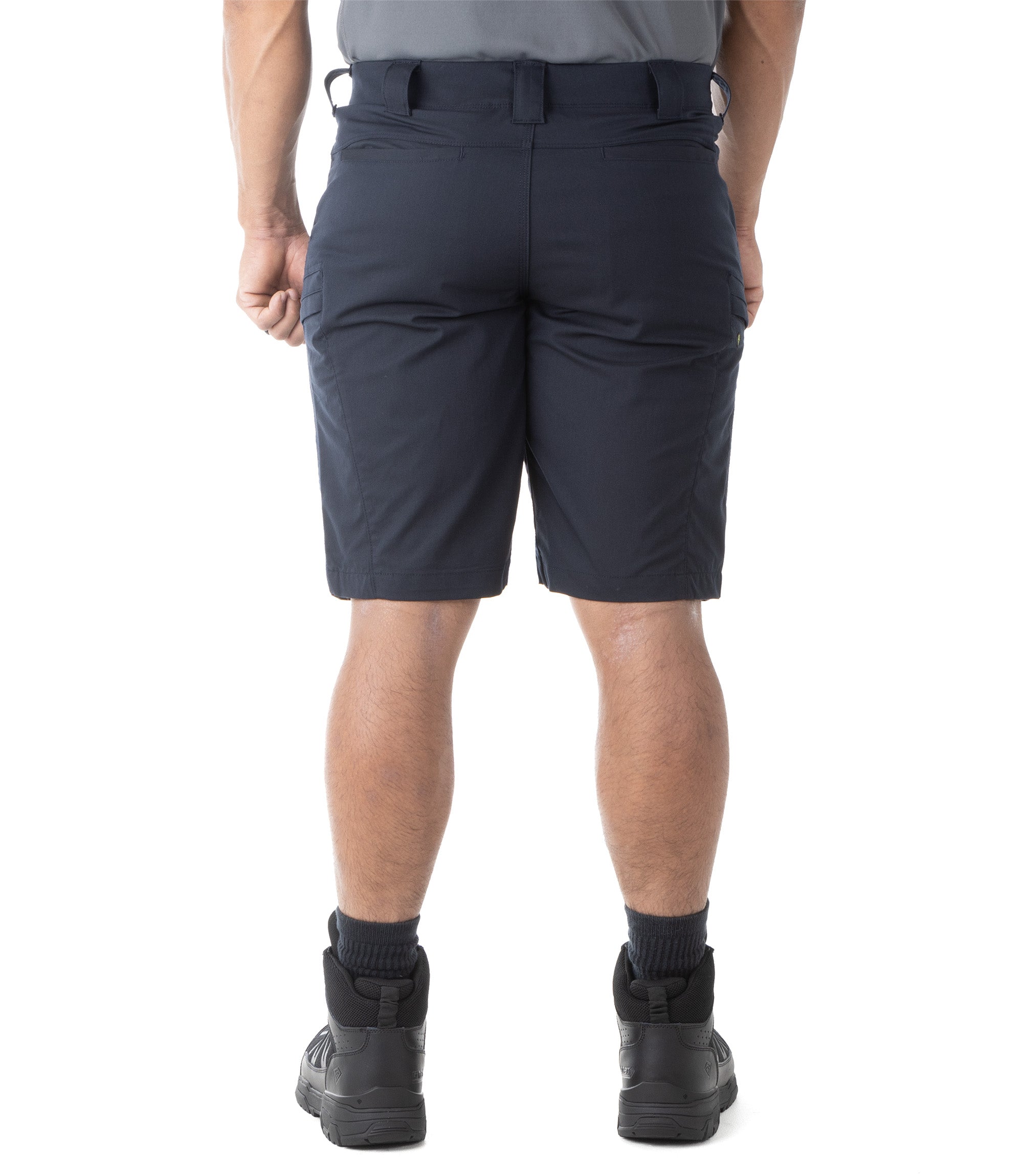 Back of Men's A2 Short in Midnight Navy |color_midnight navy