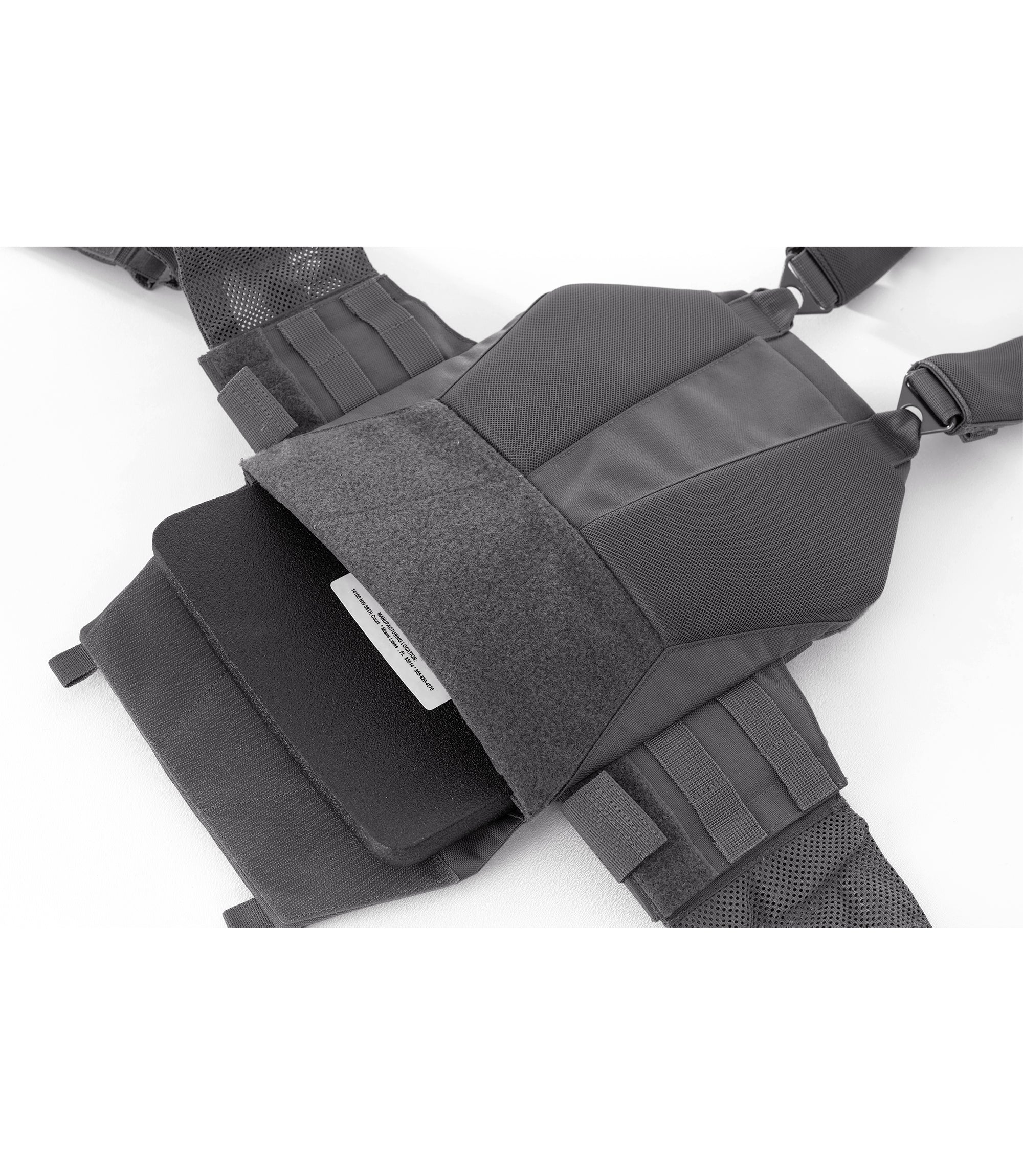 Inside Open view of Specialist Plate Rack in Wolf Grey |color_wolf grey