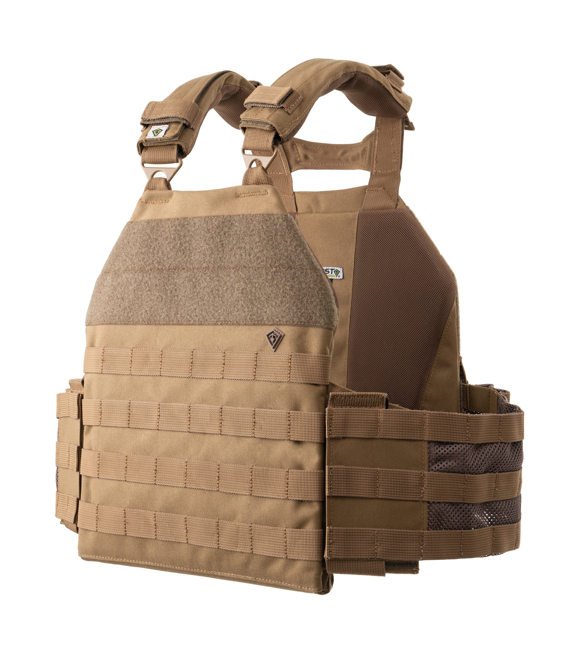 Front view of Specialist Plate Rack in Coyote |color_coyote