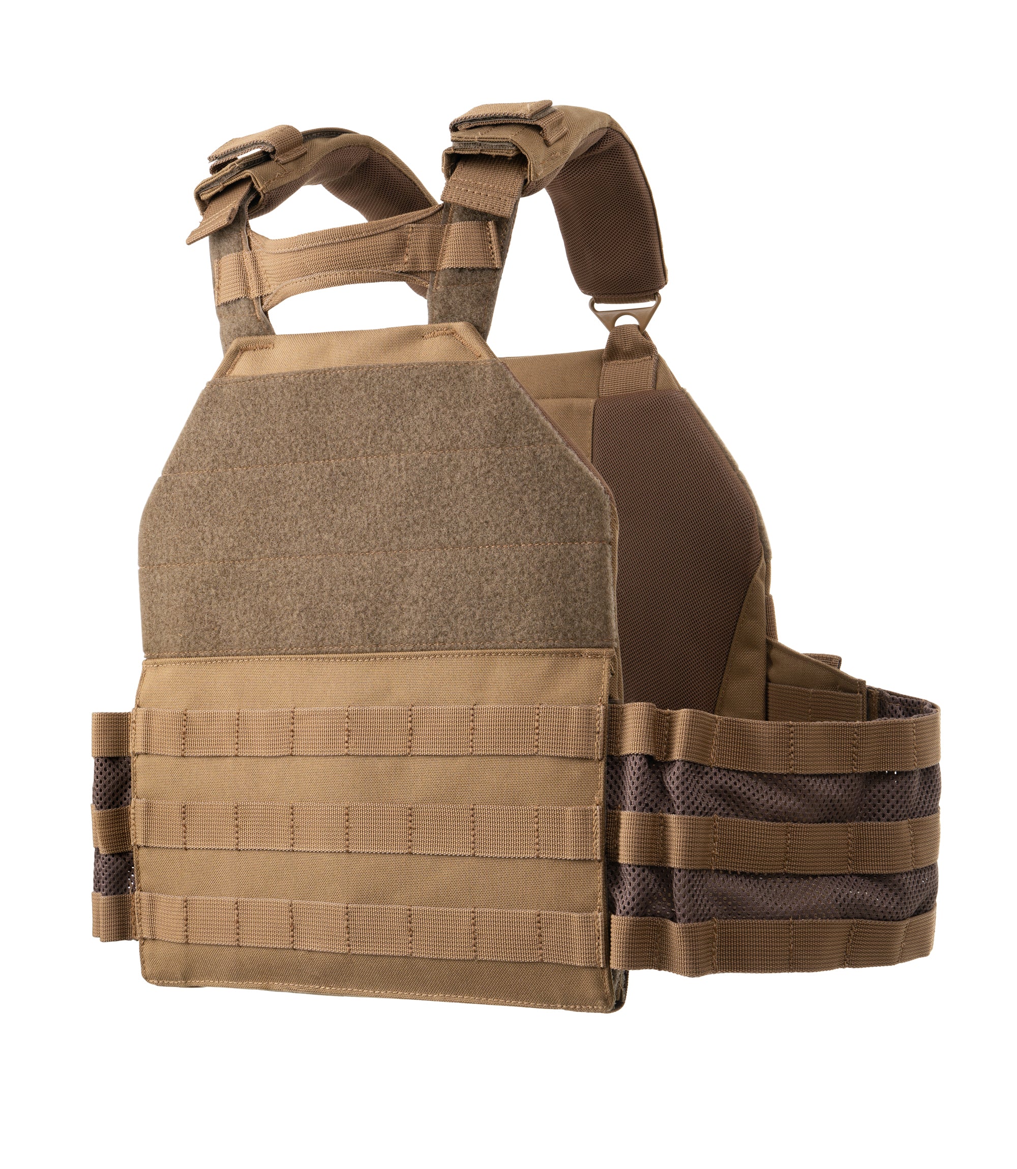 Back view of Specialist Plate Rack in Coyote |color_coyote