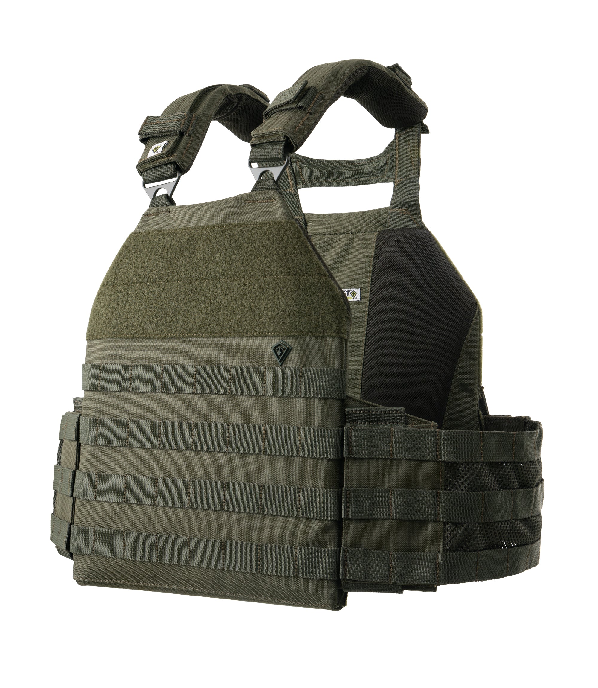 Front view of Specialist Plate Rack in OD Green |color_od green