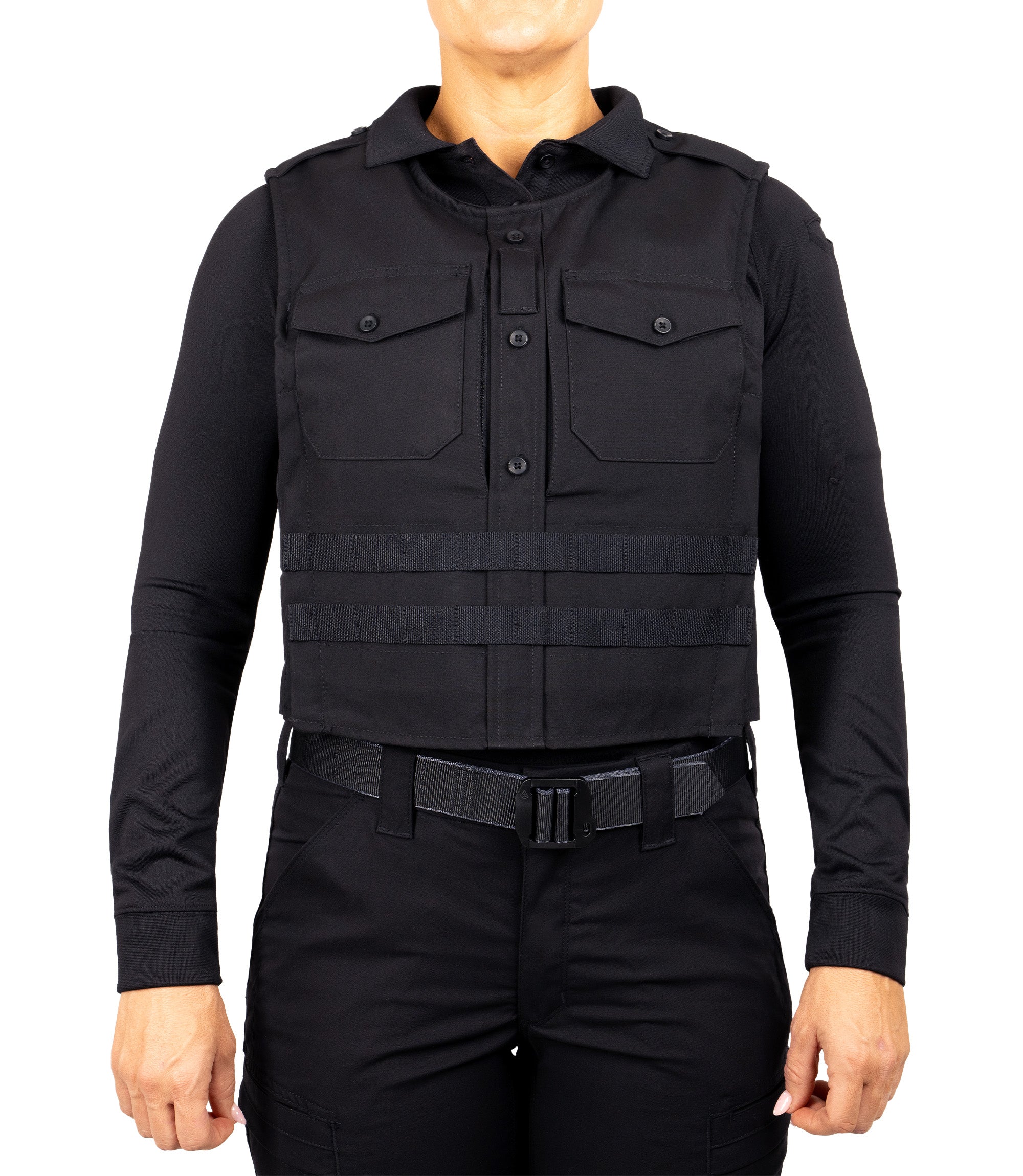 Front View of Pro Duty Armor Cover in color midnight navy|color_midnight navy