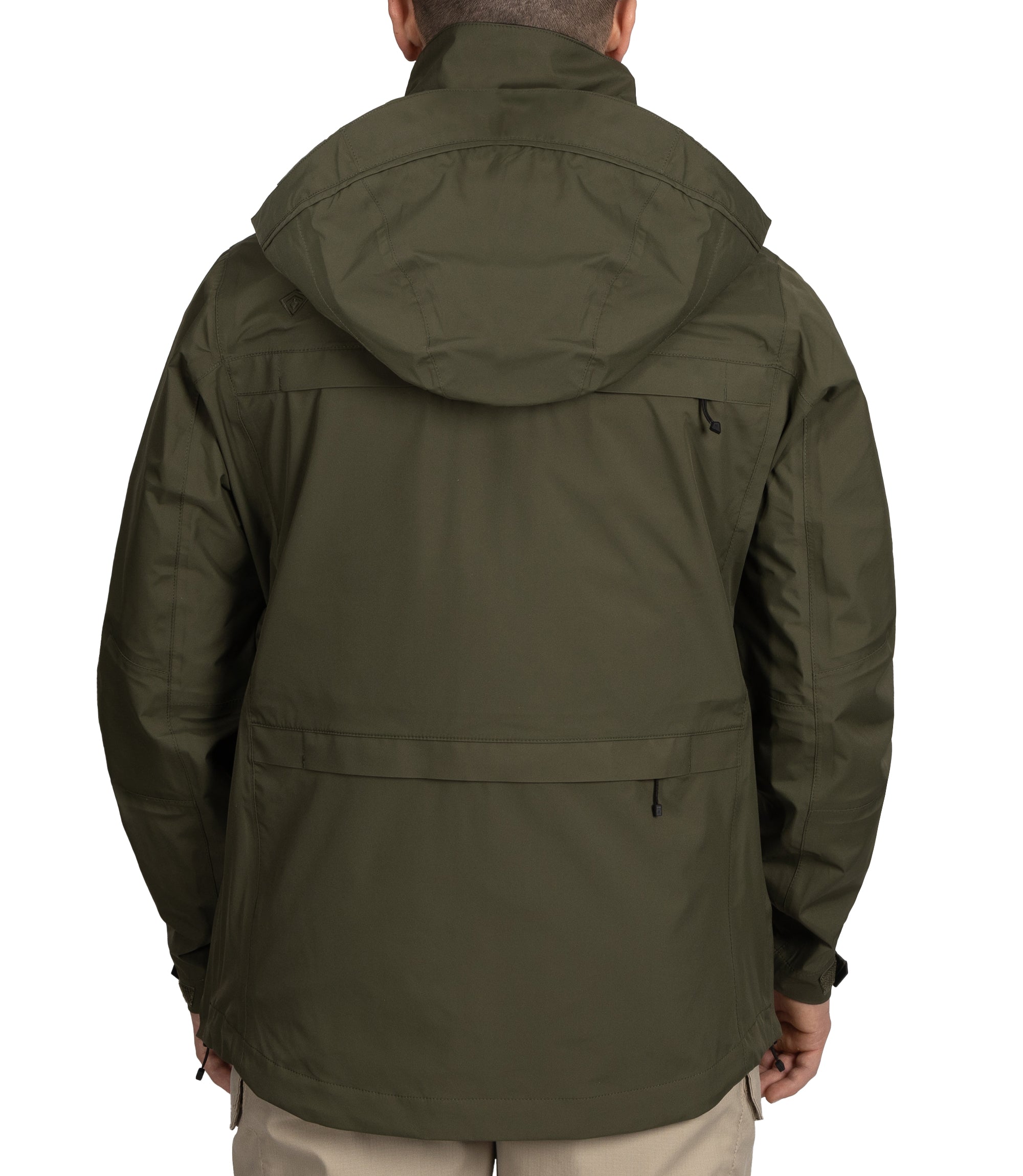 Back of Men's Tactix 3-In-1 System Parka in OD Green |color_od green