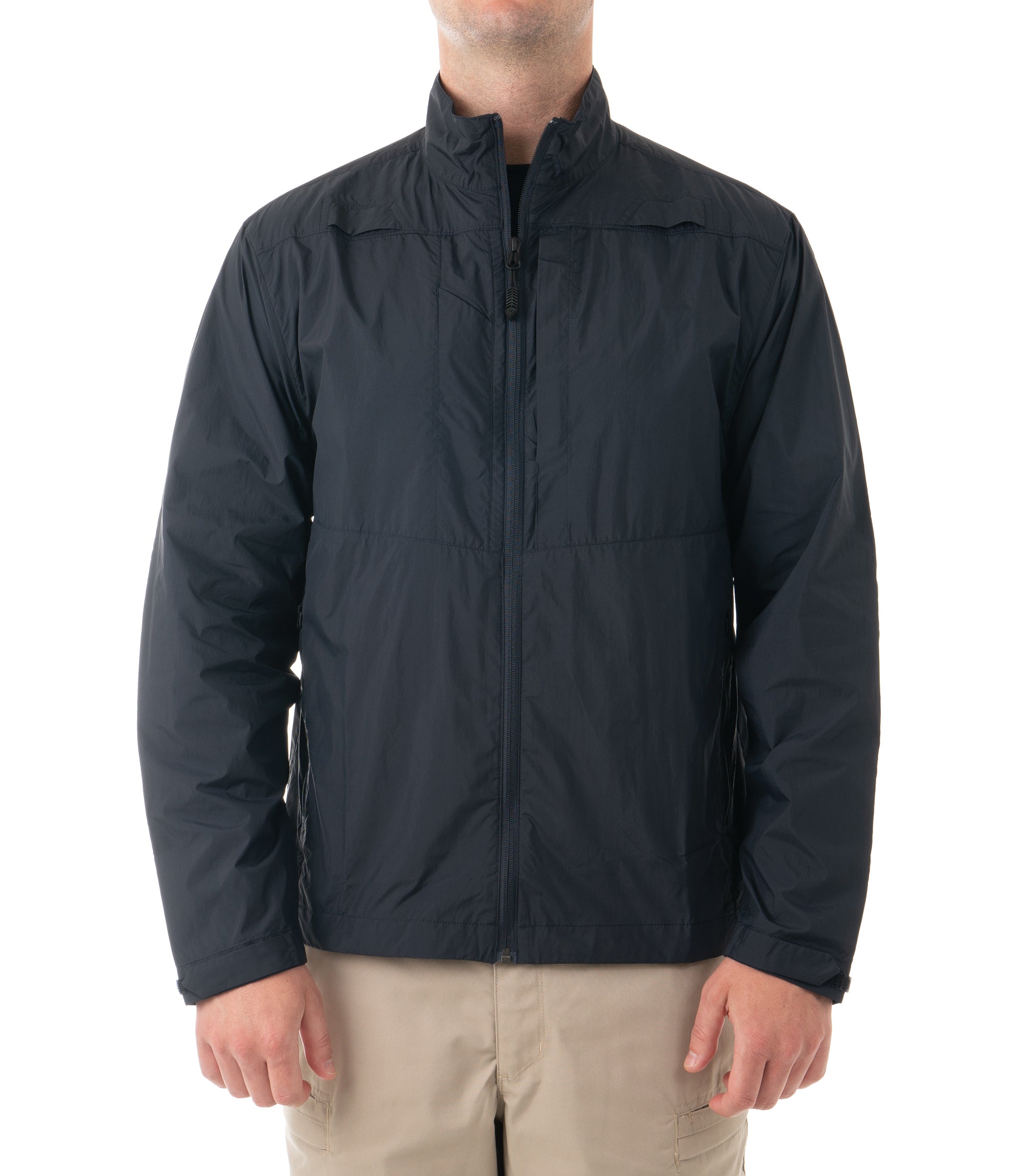 Front of Men's Pack-It Jacket in Midnight Navy |color_midnight navy