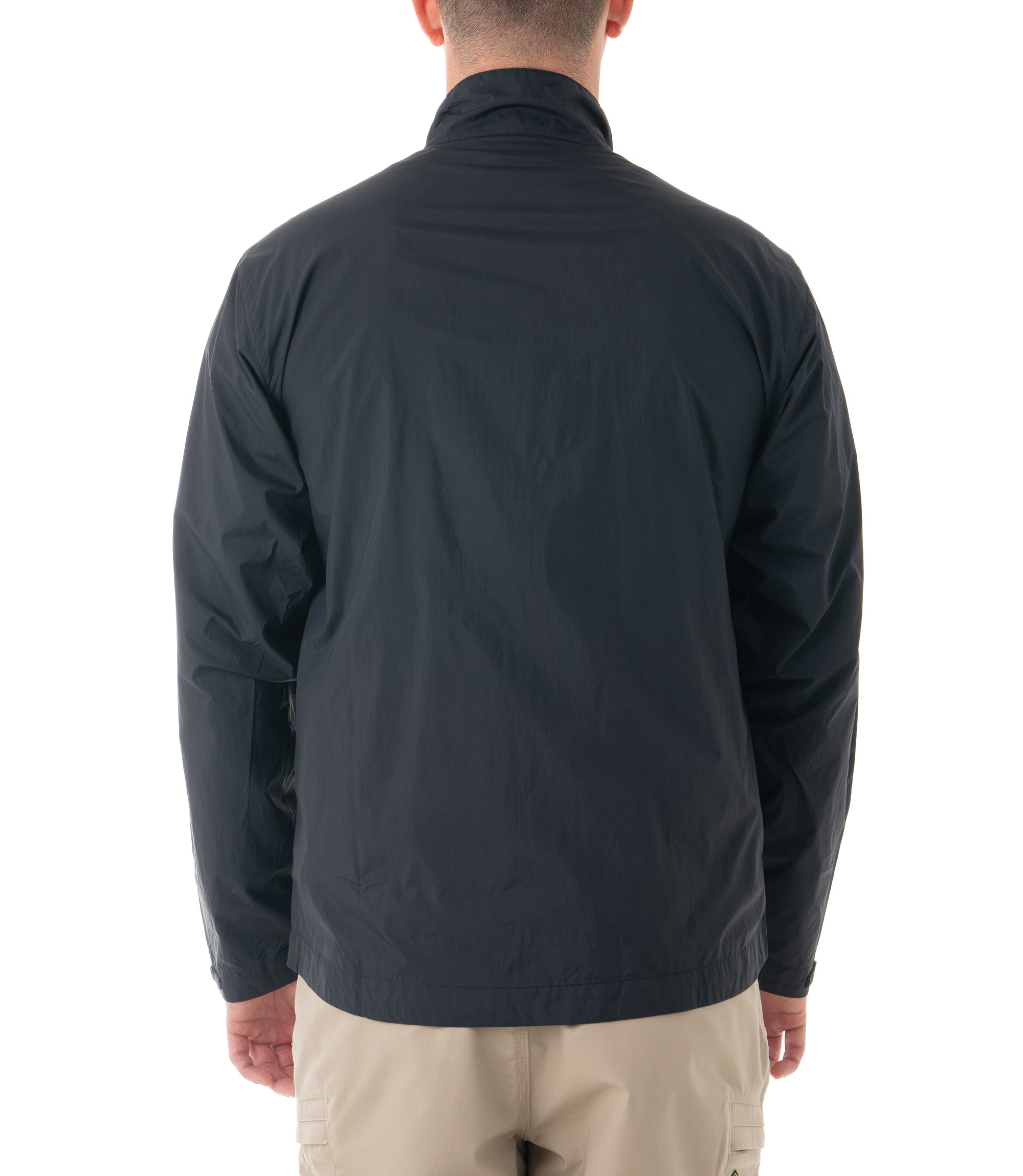 Back of Men's Pack-It Jacket in Midnight Navy |color_midnight navy