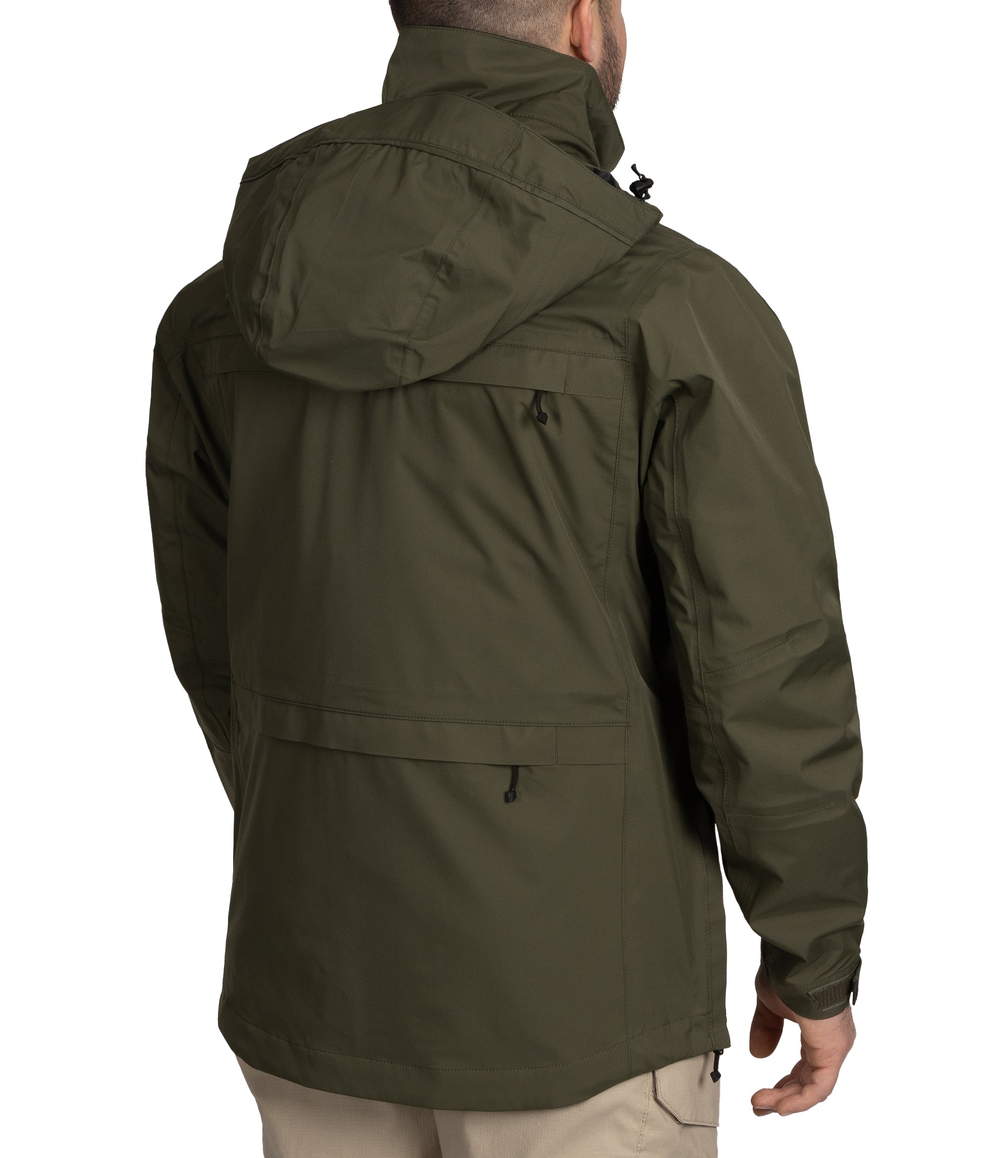 Side of Men's Tactix Parka Shell in OD Green |color_od green