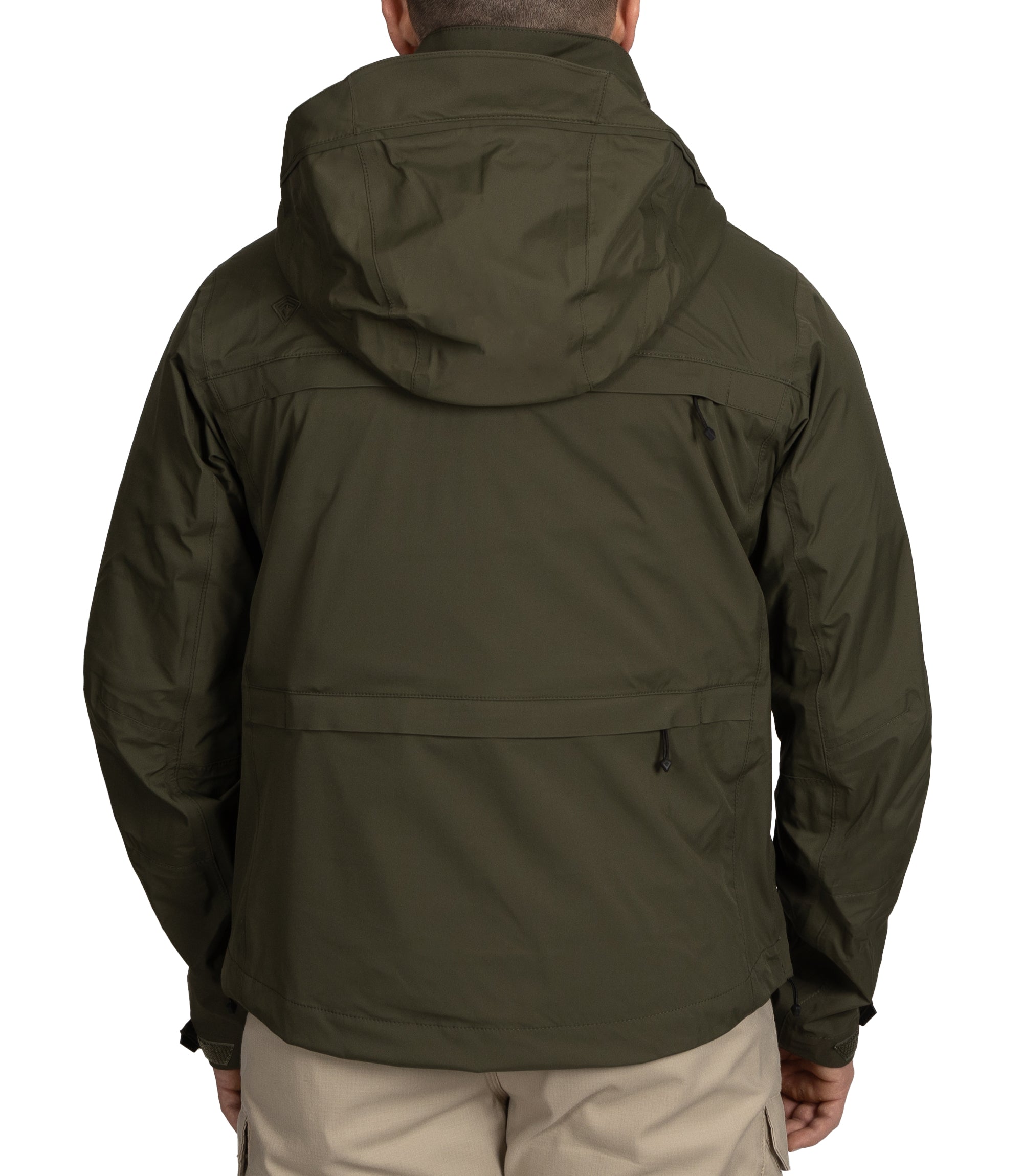 Back of Men's Tactix Parka Shell in OD Green |color_od green