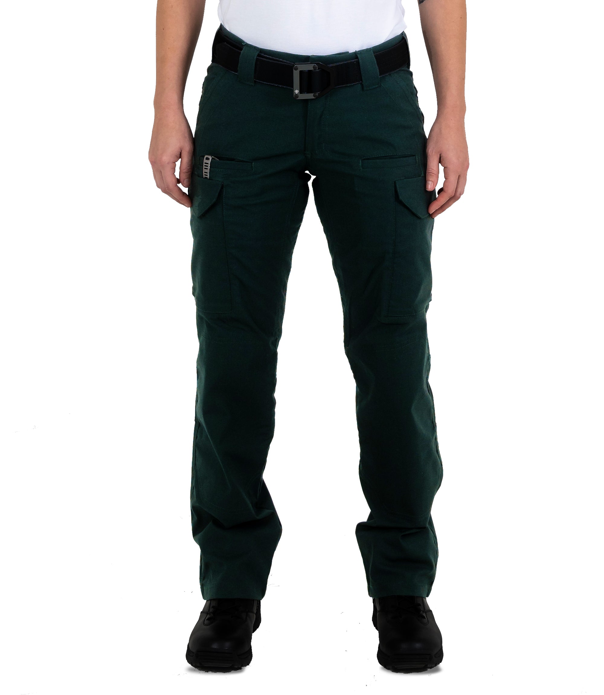 Front of Women's V2 Tactical Pants in Spruce Green |color_spruce green