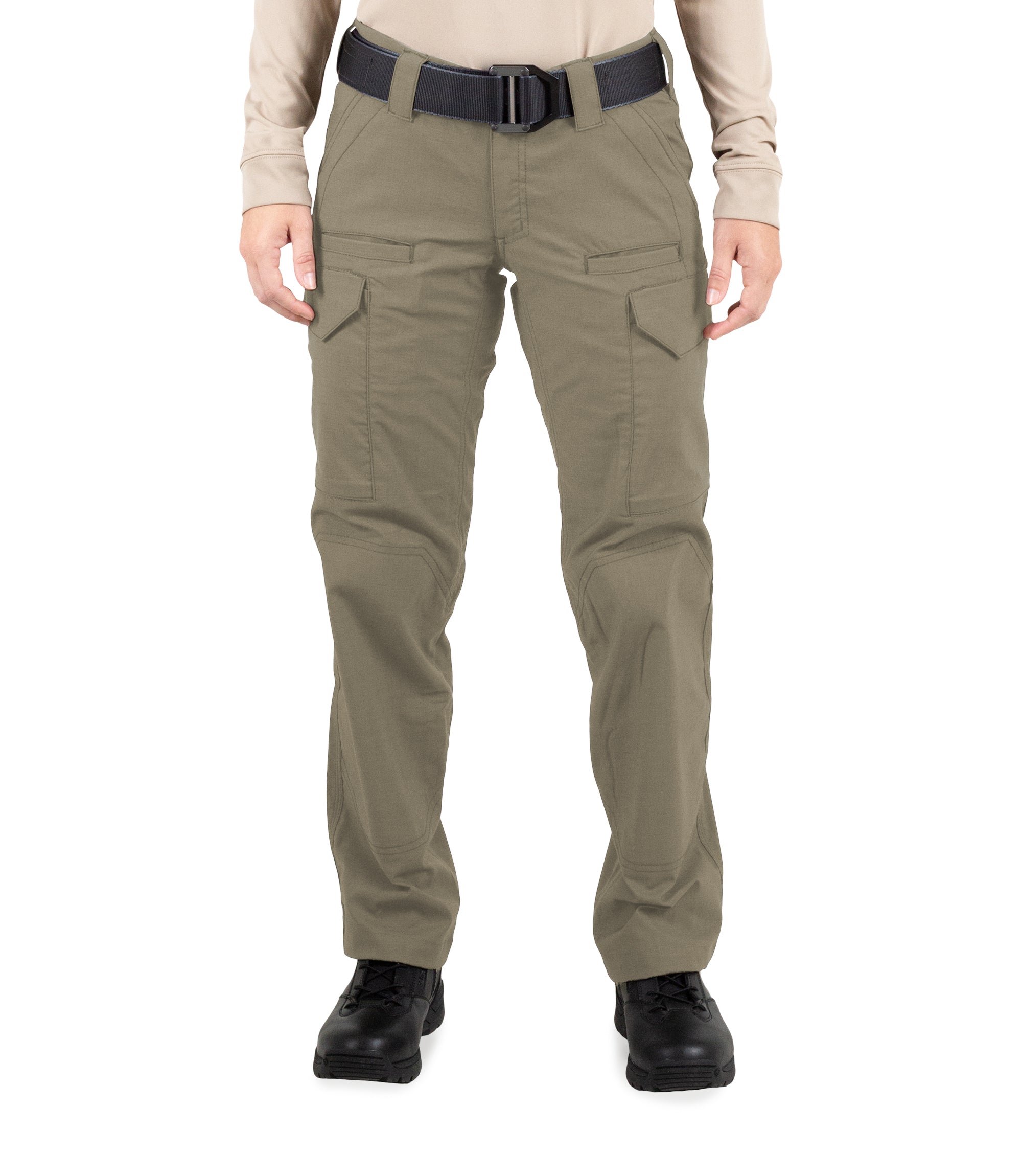 Front of Women's V2 Tactical Pants in Ranger Green |color_ranger green