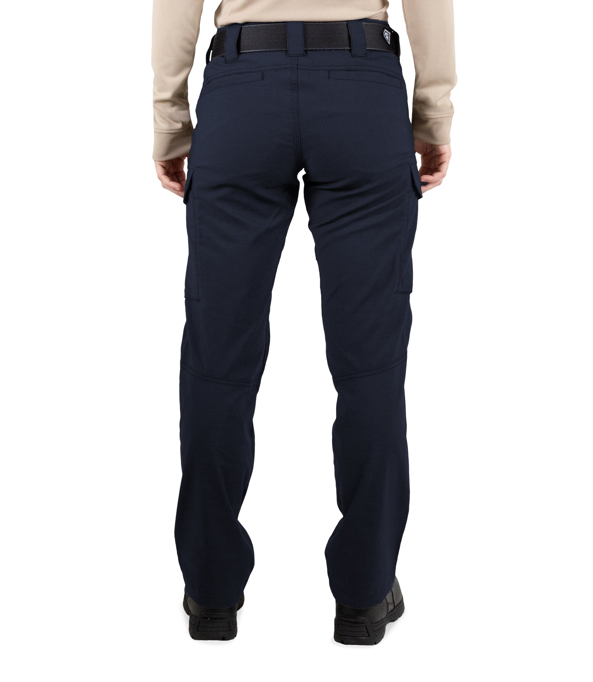Back of Women's V2 Tactical Pants in Midnight Navy |color_midnight navy