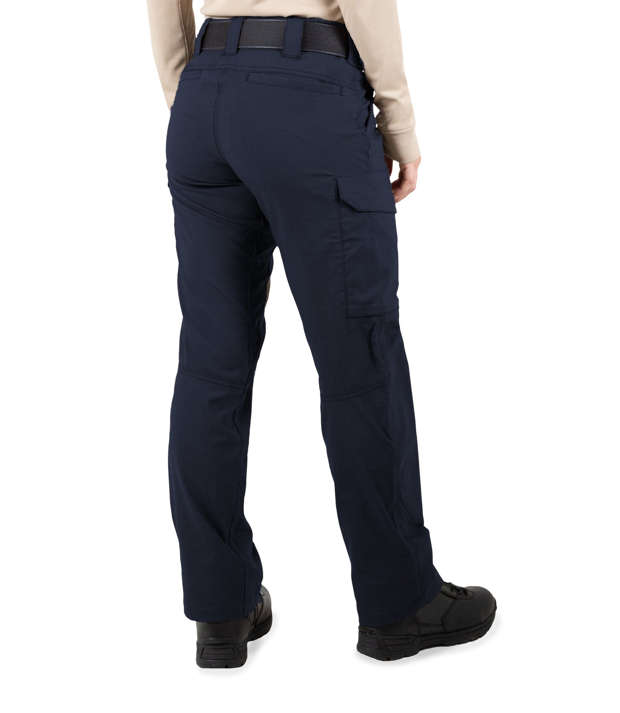 Side of Women's V2 Tactical Pants in Midnight Navy |color_midnight navy