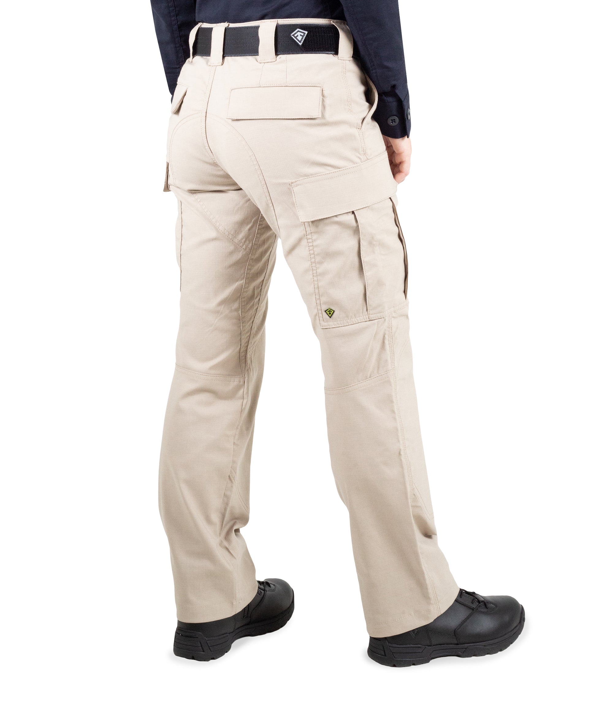 Side of Women's V2 BDU Pant in Khaki |color_khaki