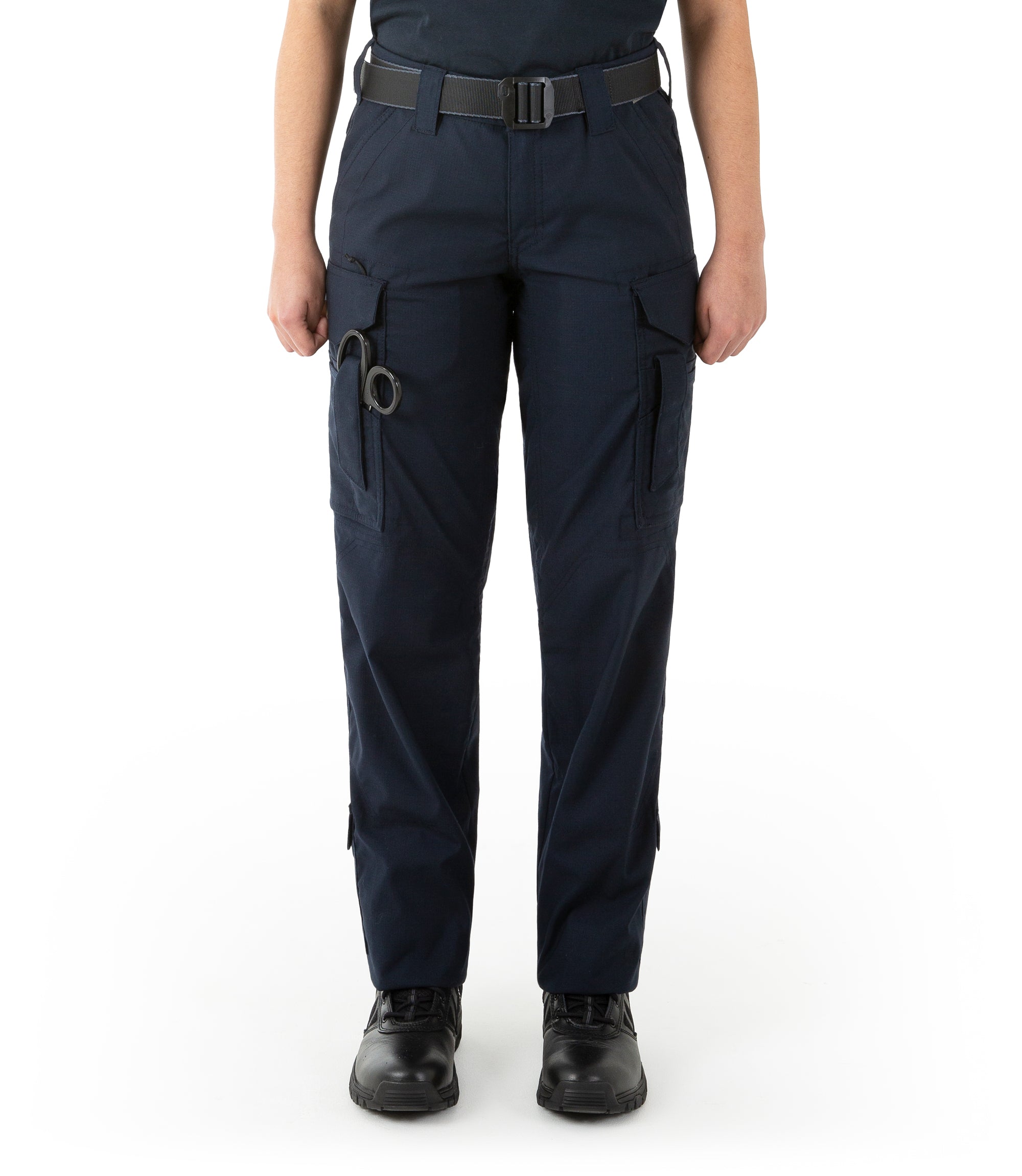 Front of Women's V2 EMS Pant in Midnight Navy |color_midnight navy