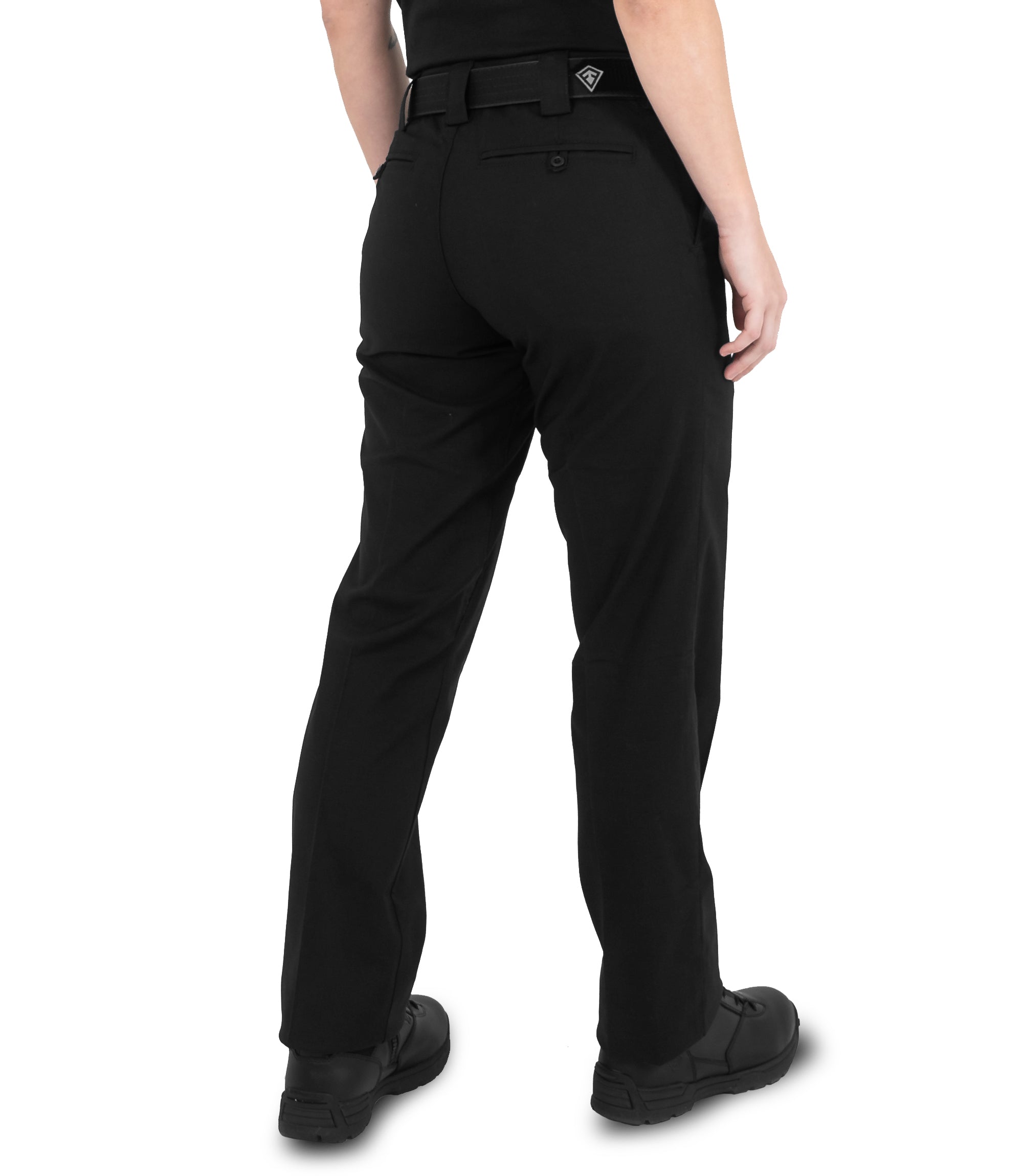 Side of Women's V2 Pro Duty 6 Pocket Pant in Black|color_black