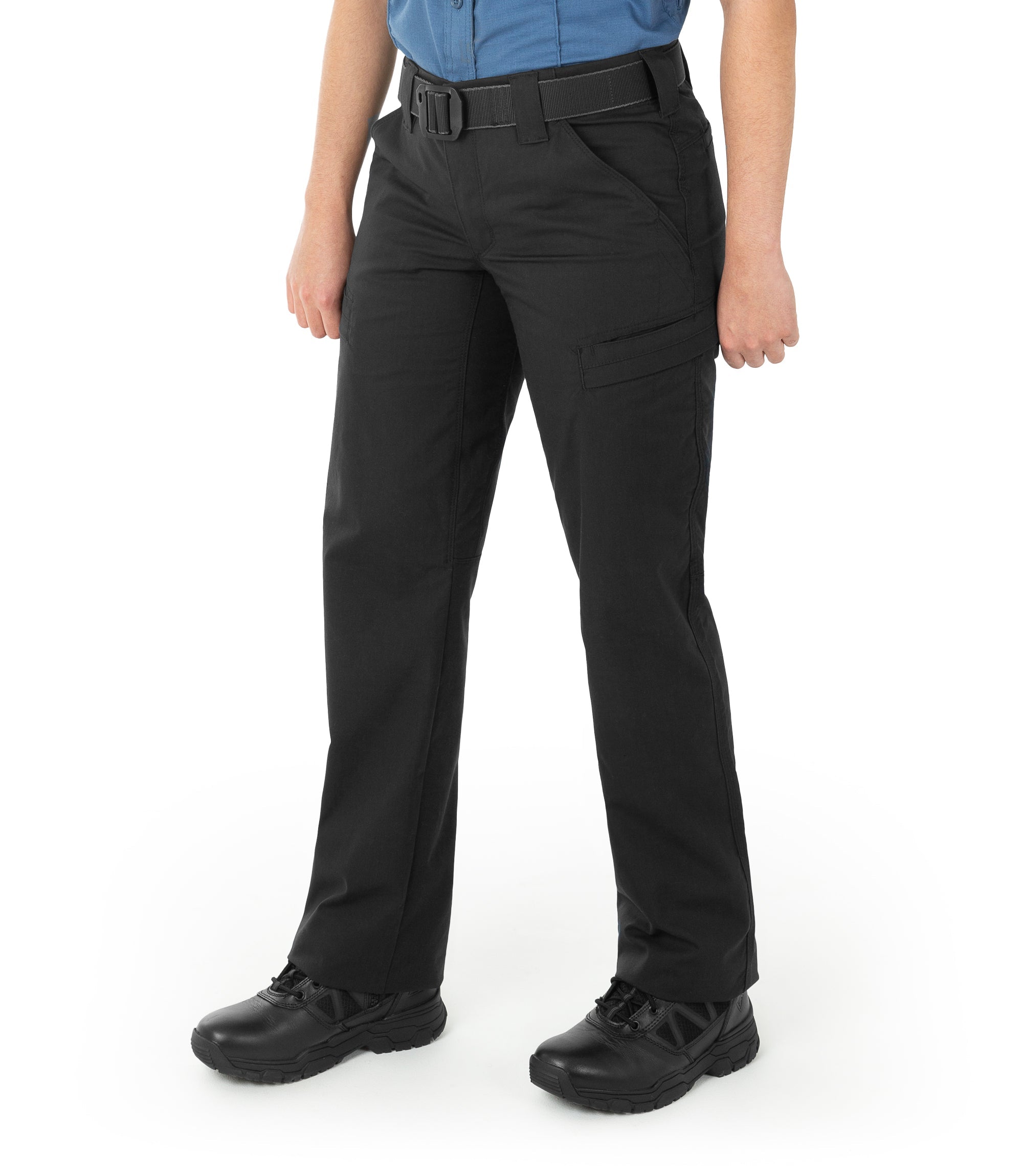 Side of Women's A2 Pant in Black |color_black