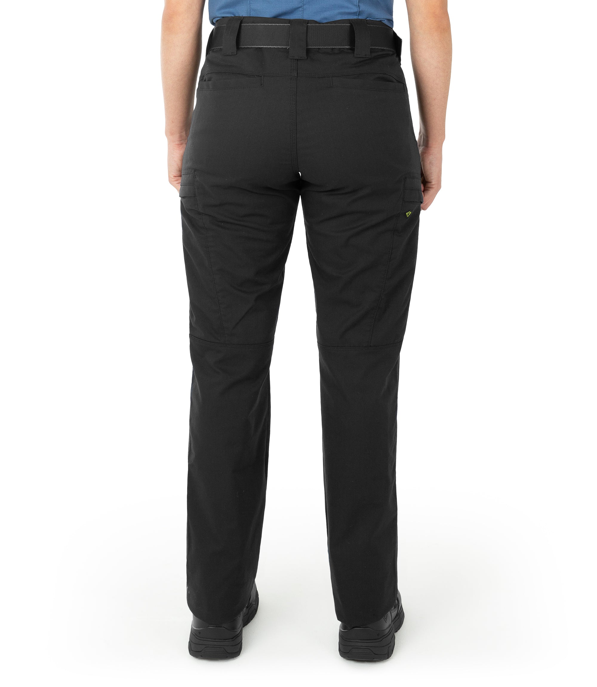 Back of Women's A2 Pant in Black |color_black