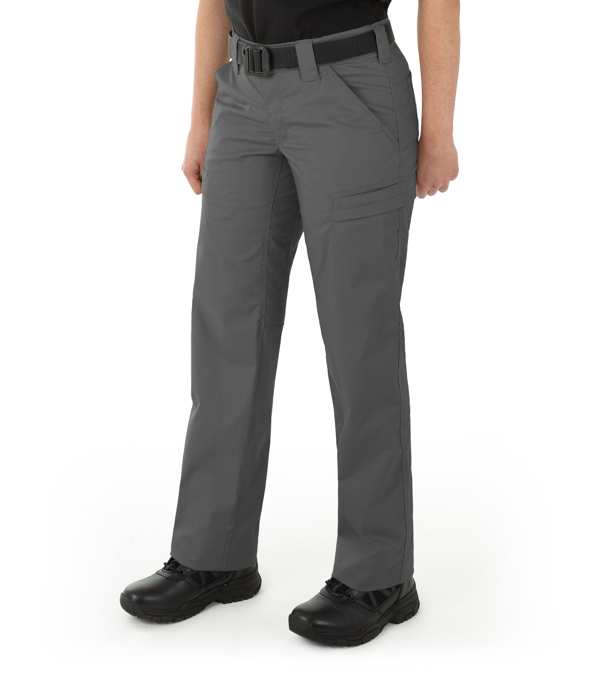 Side of Women's A2 Pant in Wolf Grey |color_wolf grey