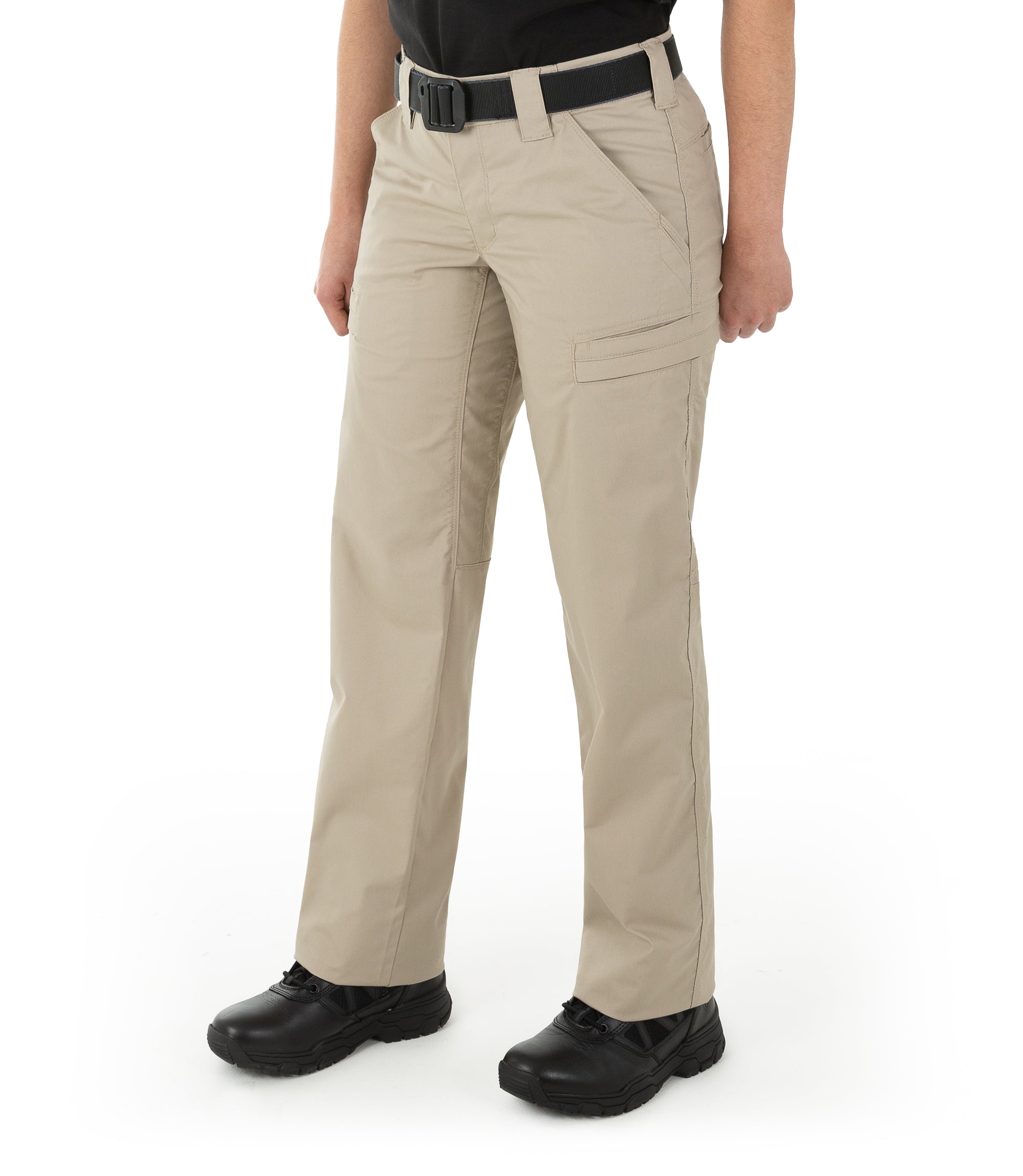 Side of Women's A2 Pant in Khaki |color_khaki